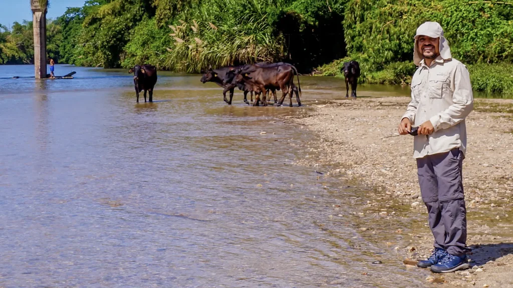 Docente de Uniguajira investiga especies de macroinvertebrados acuáticos en ríos del departamento