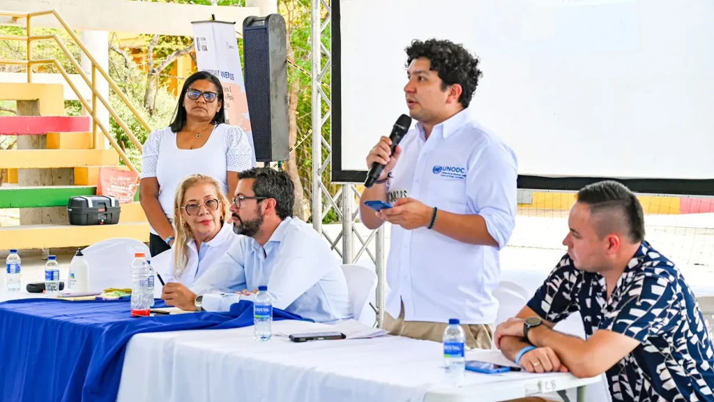 Carlos Ballesteros, delegado de la Oficina de Naciones Unidas contra la Droga y el Delito.