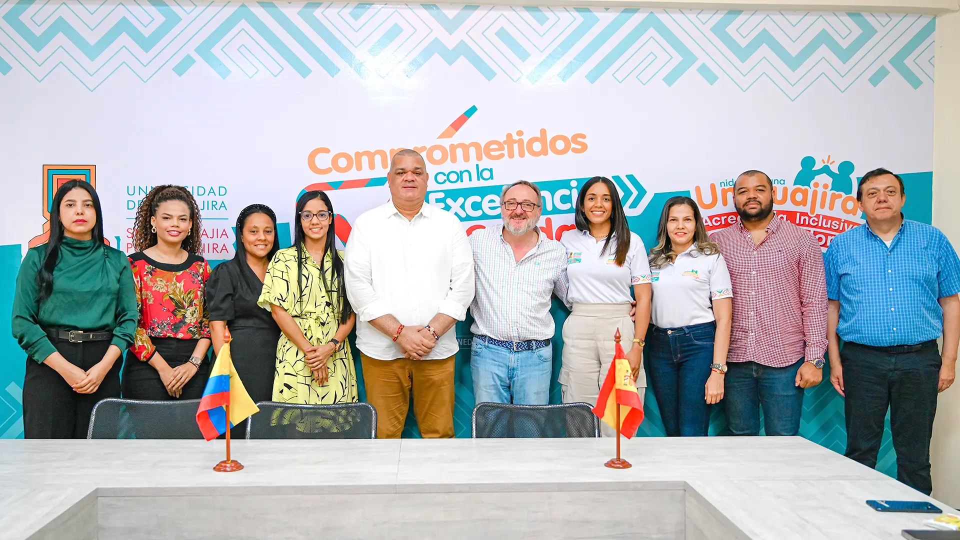 Firmado convenio de cooperación entre Uniguajira y la Universidad Internacional de La Rioja