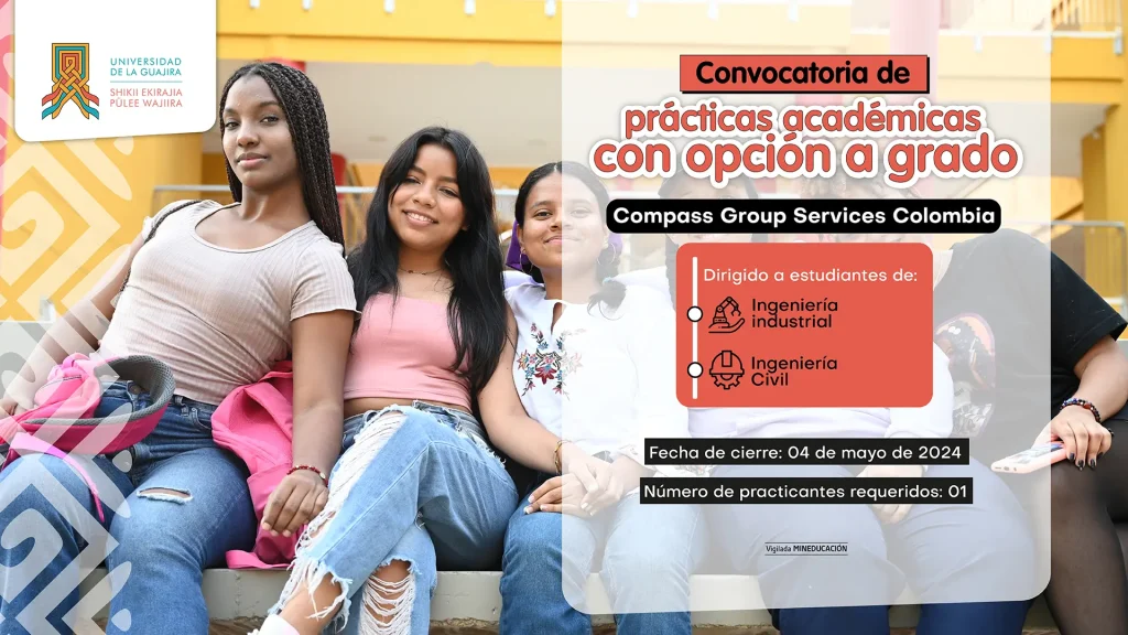 Convocatoria de prácticas académicas con opción a grado Compass Group Services Colombia
