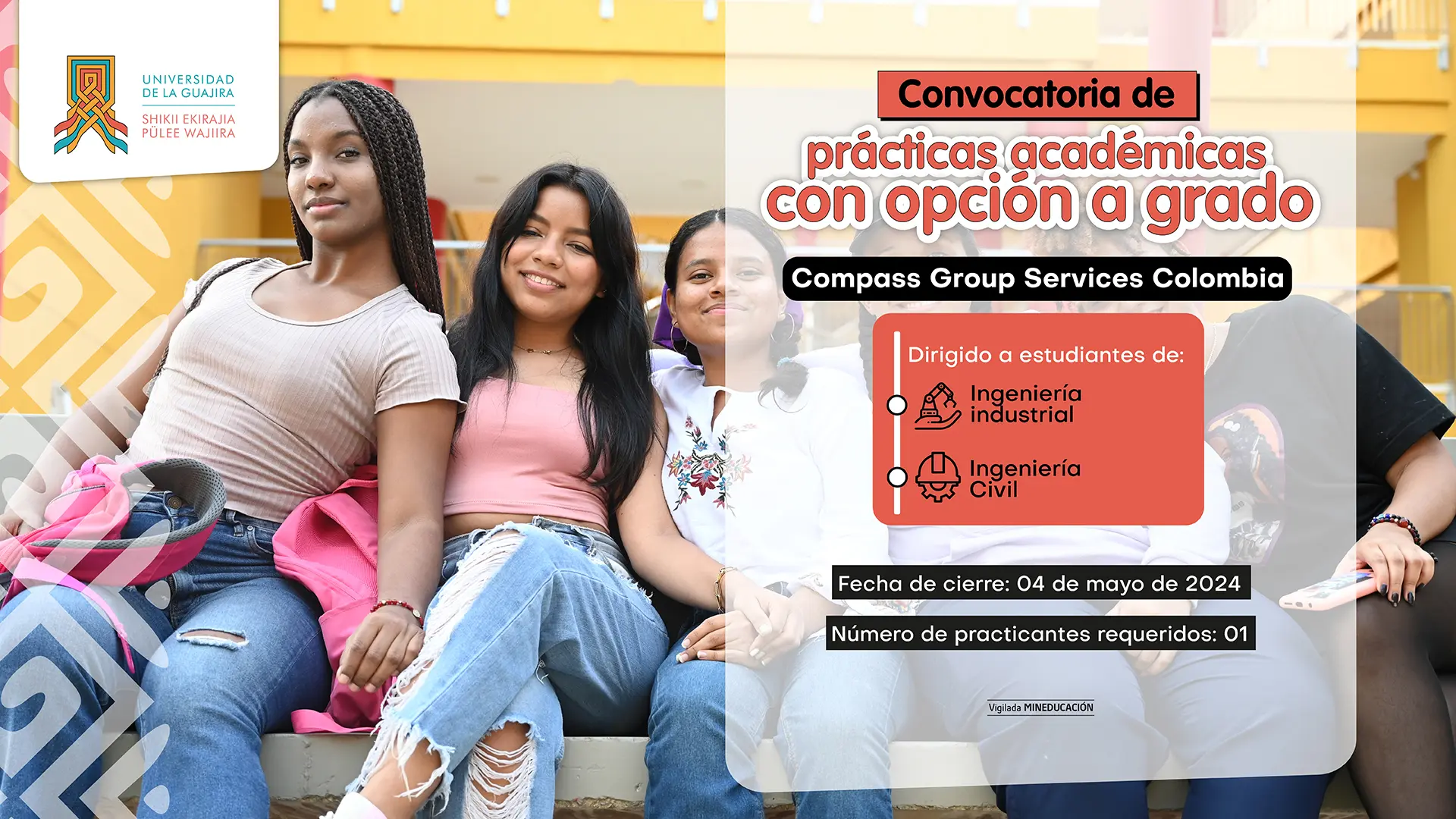 Convocatoria de prácticas académicas con opción a grado Compass Group Services Colombia