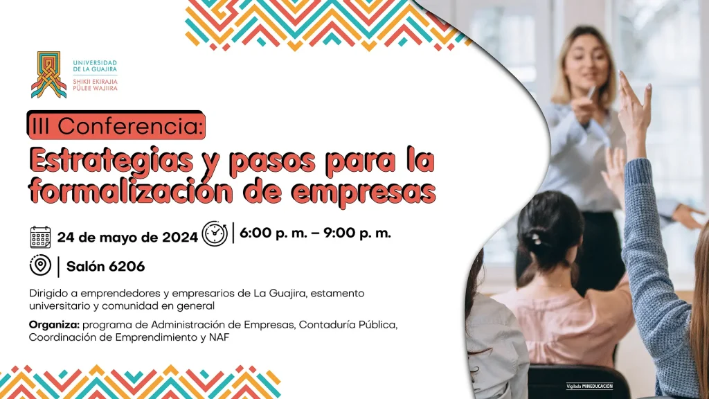 III Conferencia Estrategias y pasos para la formalización de empresas