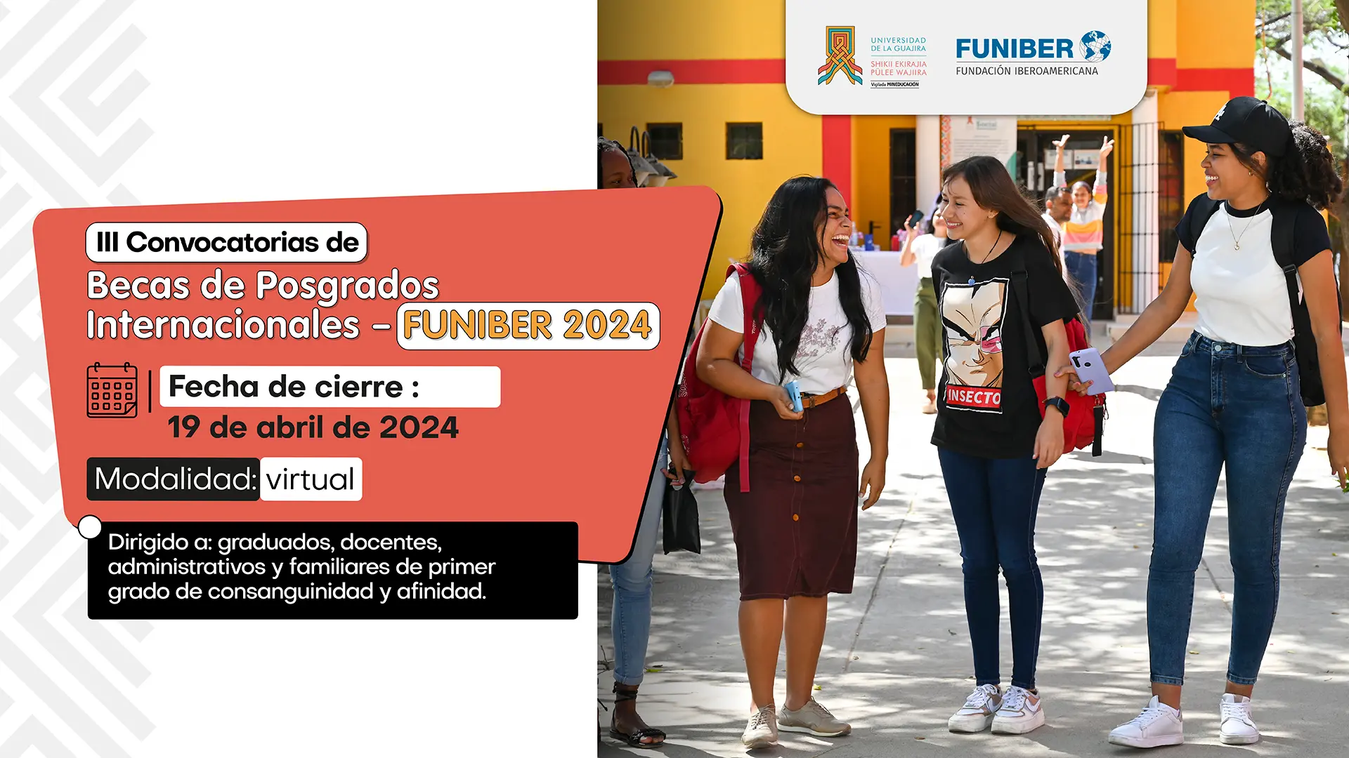 III Convocatorias de Becas de Posgrados Internacionales – Funiber 2024
