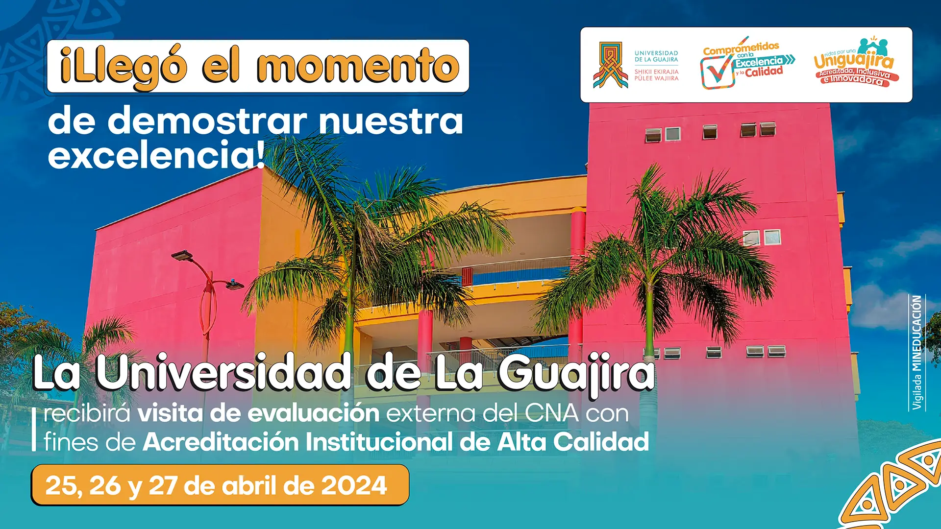 La Universidad de La Guajira recibirá visita de evaluación externa del CNA