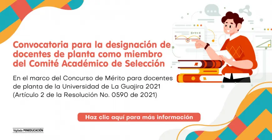 Convocatoria para la designación de docentes de planta como miembro del Comité Académico de Selección