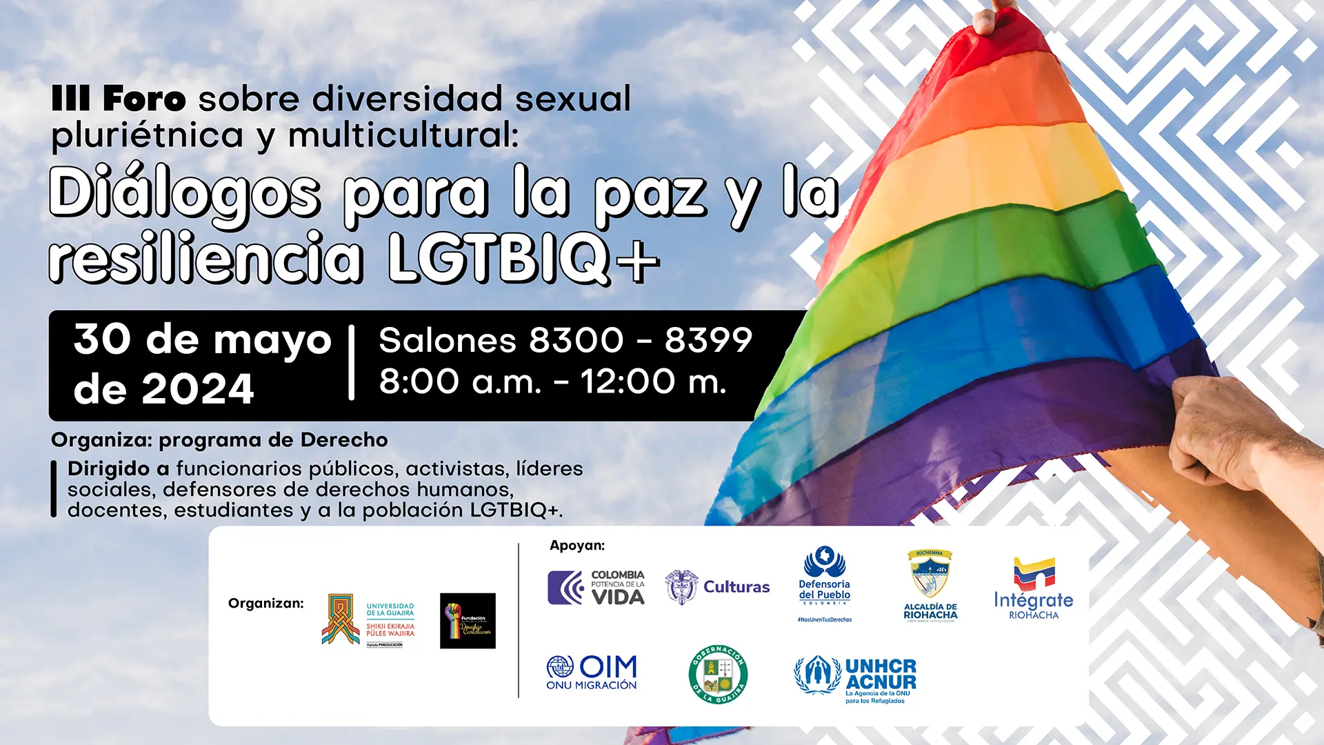 III foro sobre diversidad sexual pluriétnica y multicultural Diálogos para a paz y la resiliencia LGBTIQ+