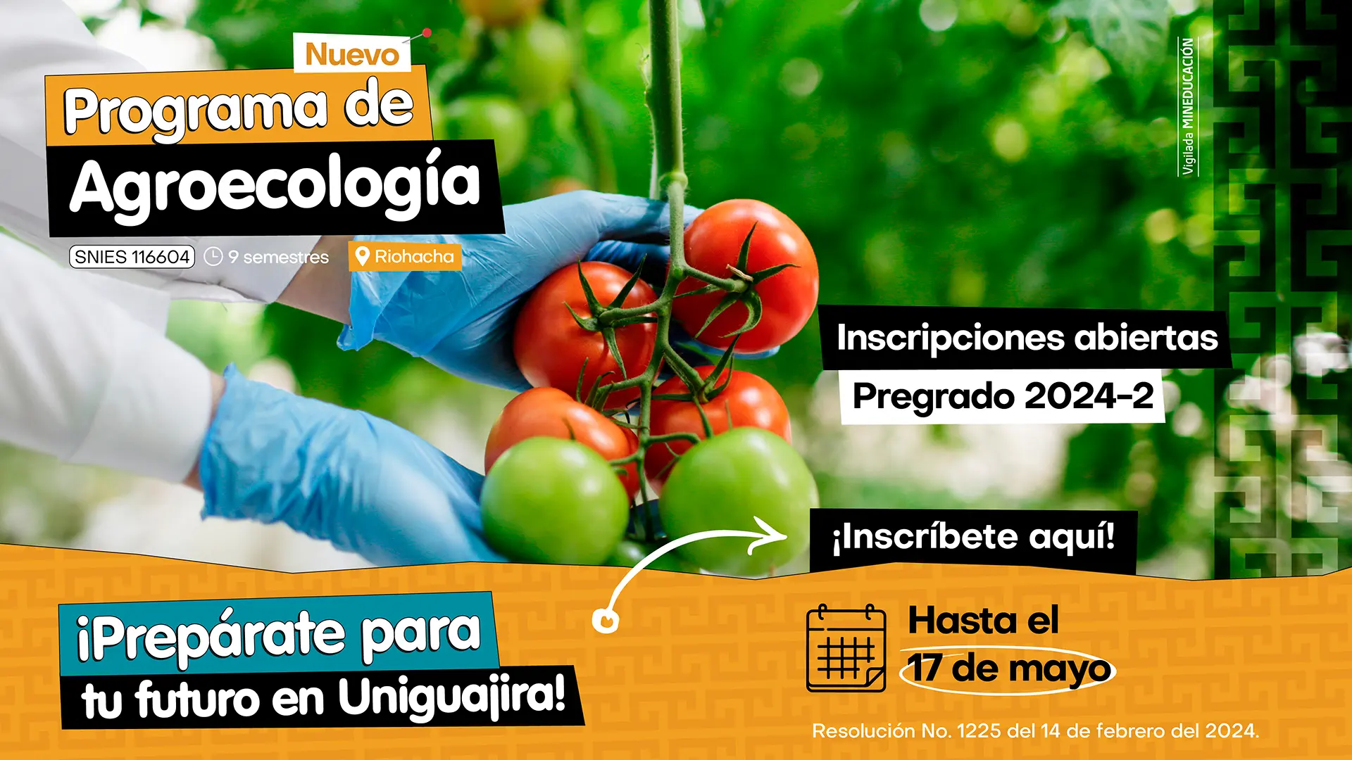 Inscripciones abiertas para el programa de Agroecología 2024-2