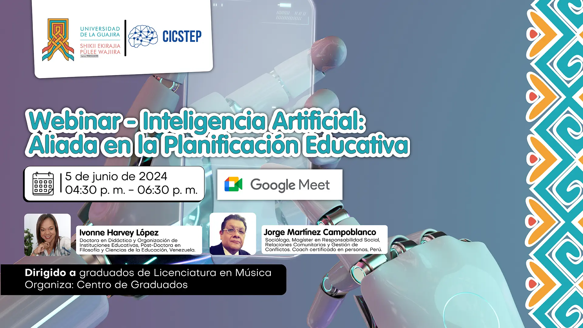 Webinar - Inteligencia Artificial: Aliada en la Planificación Educativa