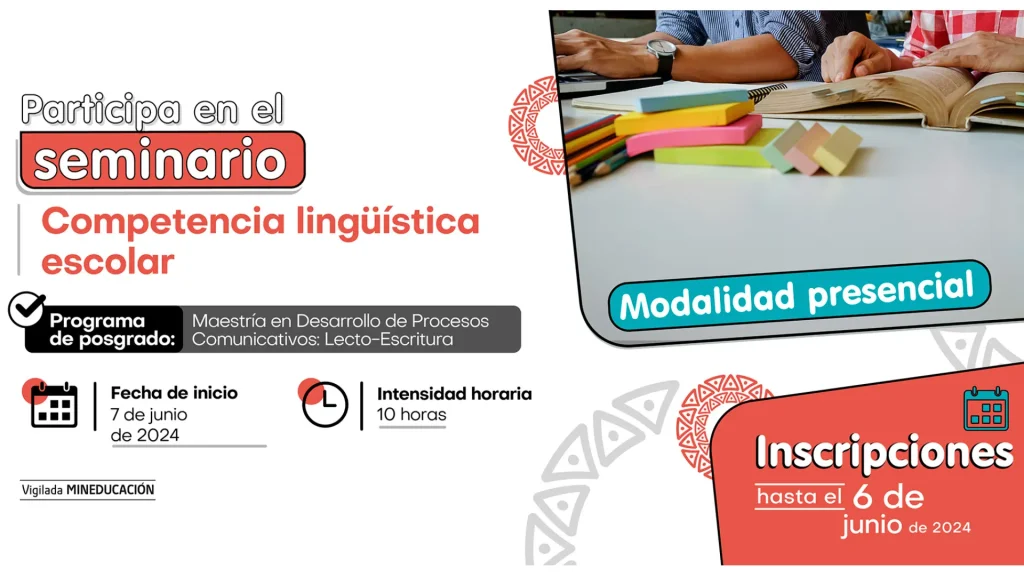 Seminario en competencia lingüística escolar