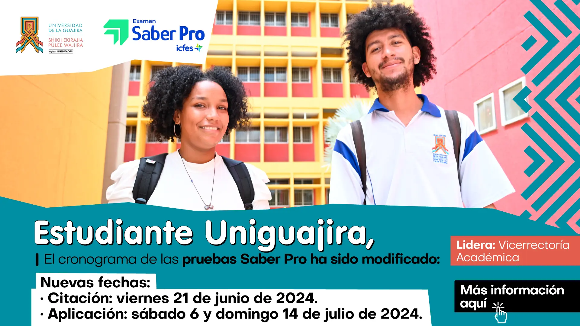 Actualización Cronograma Aplicación de las pruebas Saber Pro 2024-1