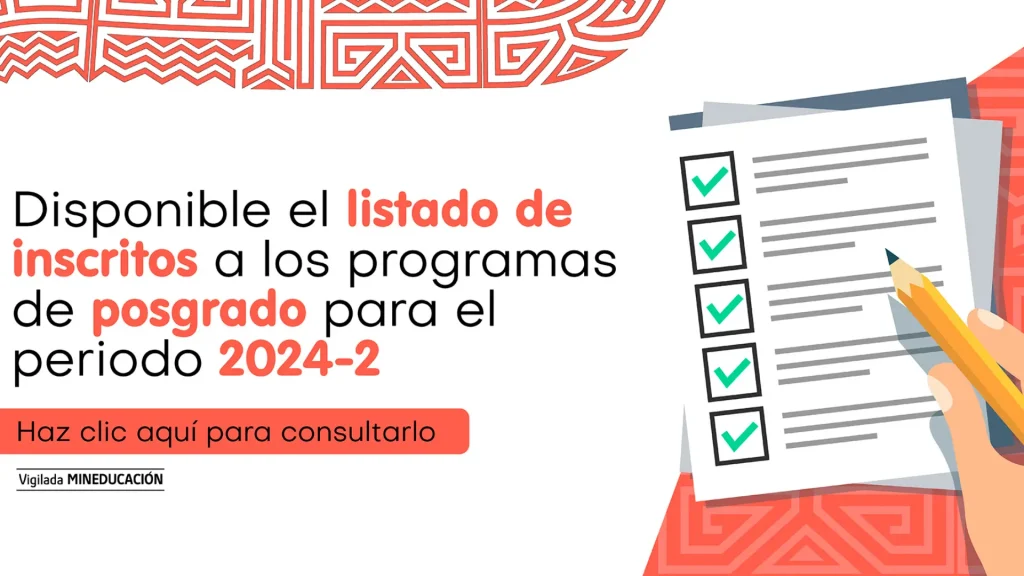Lista de inscritos a los programas de posgrado 2024-2