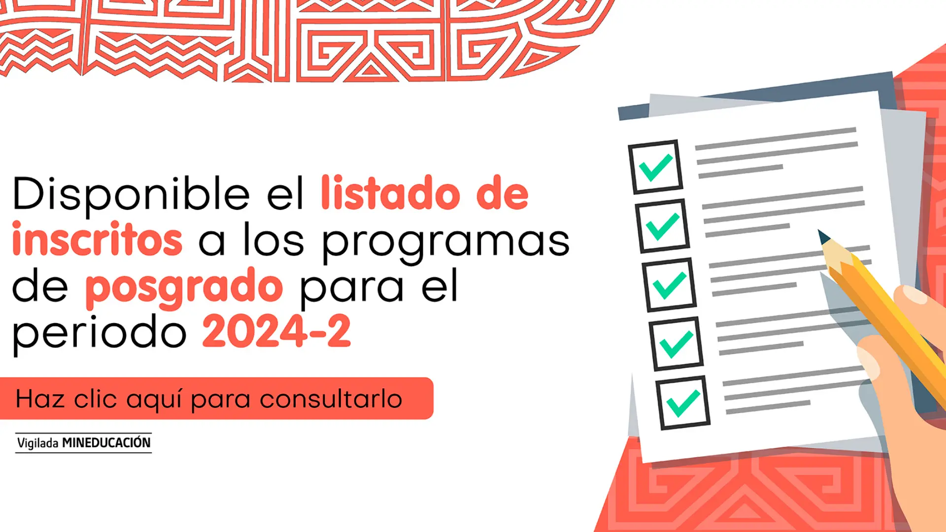 Lista de inscritos a los programas de posgrado 2024-2