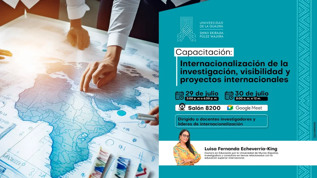 Capacitación: Internacionalización de la investigación, visibilidad y proyectos internacionales