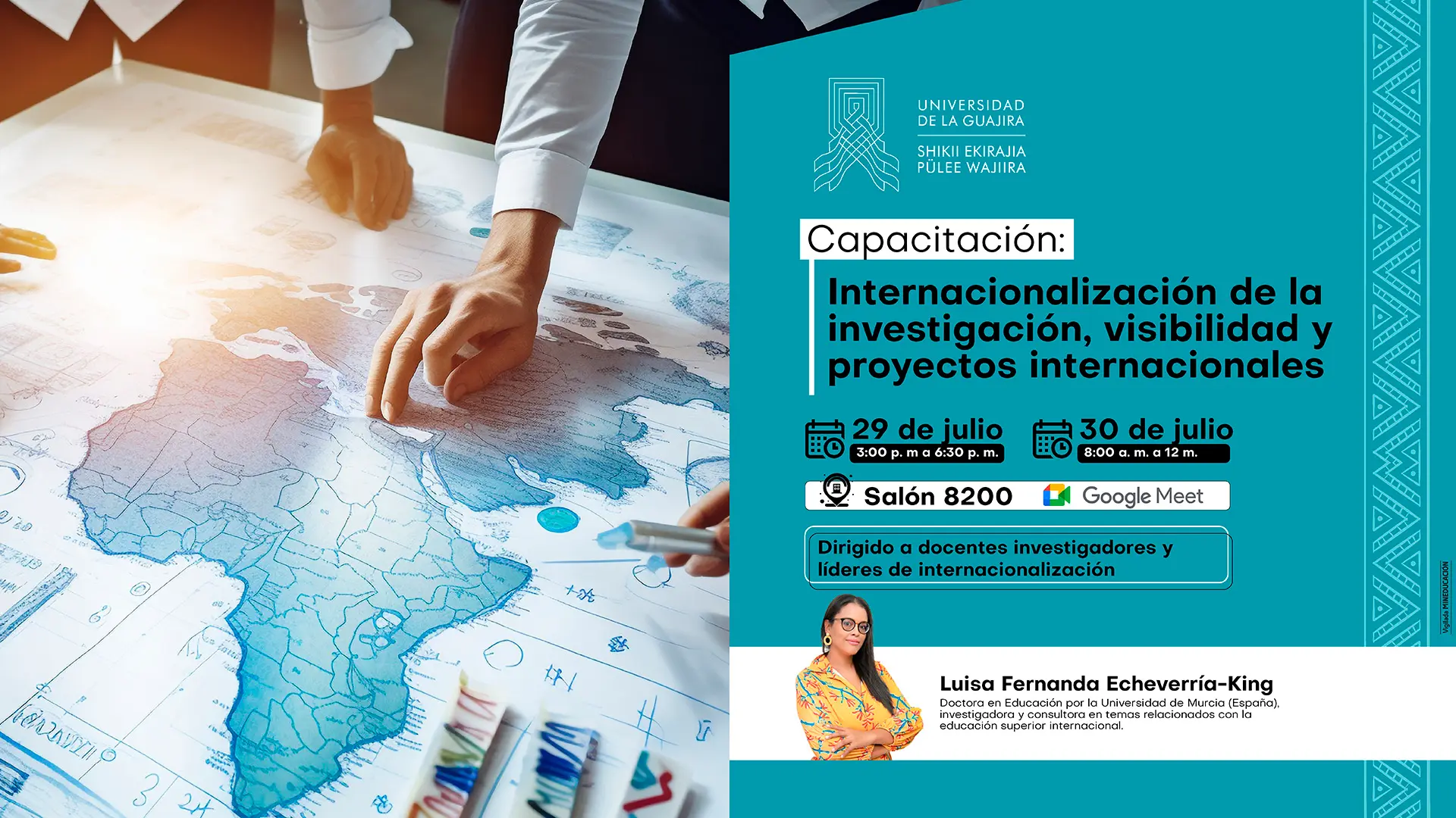 Capacitación: Internacionalización de la investigación, visibilidad y proyectos internacionales