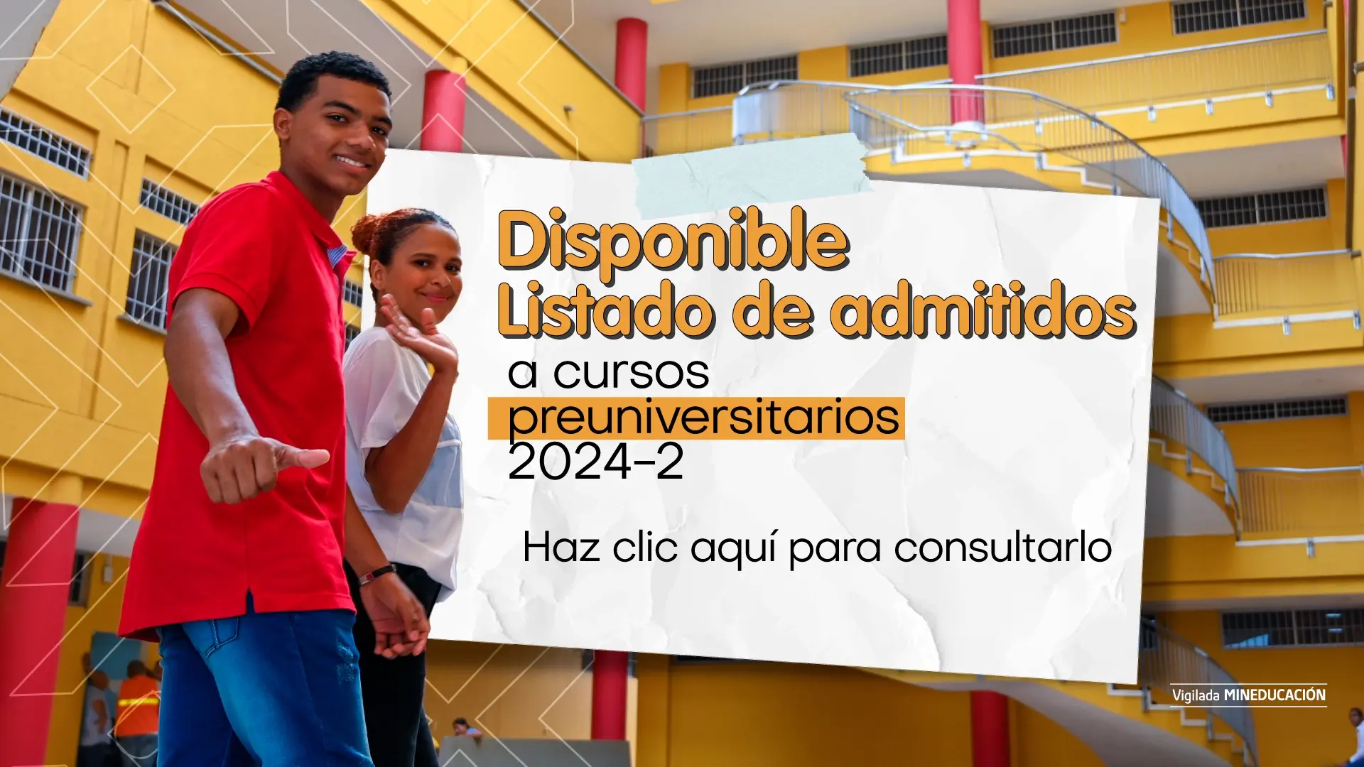 Listado de admitidos a cursos preuniversitarios 2024-2