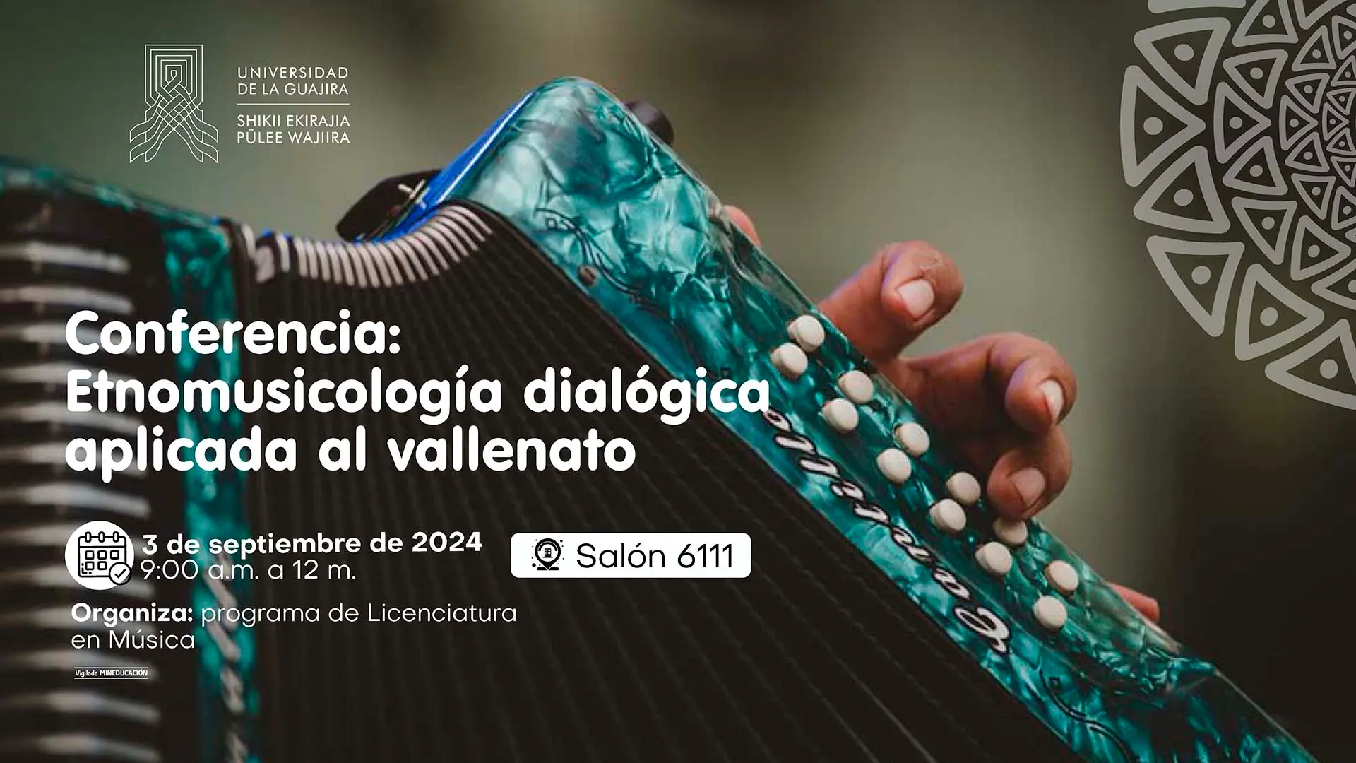 Conferencia: Etnomusicología dialógica aplicada al vallenato