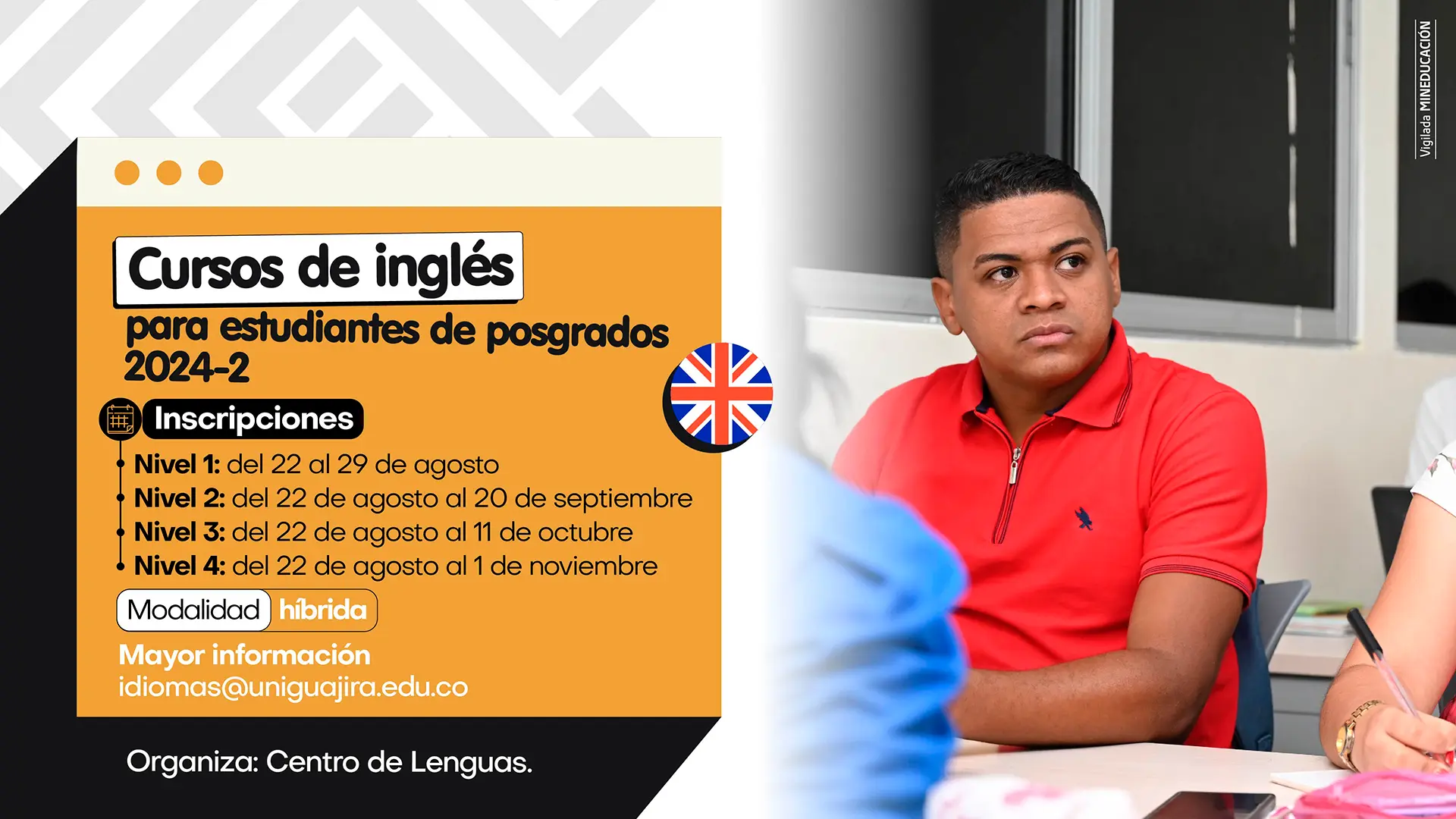 Cursos de inglés para estudiantes de posgrados 2024-2