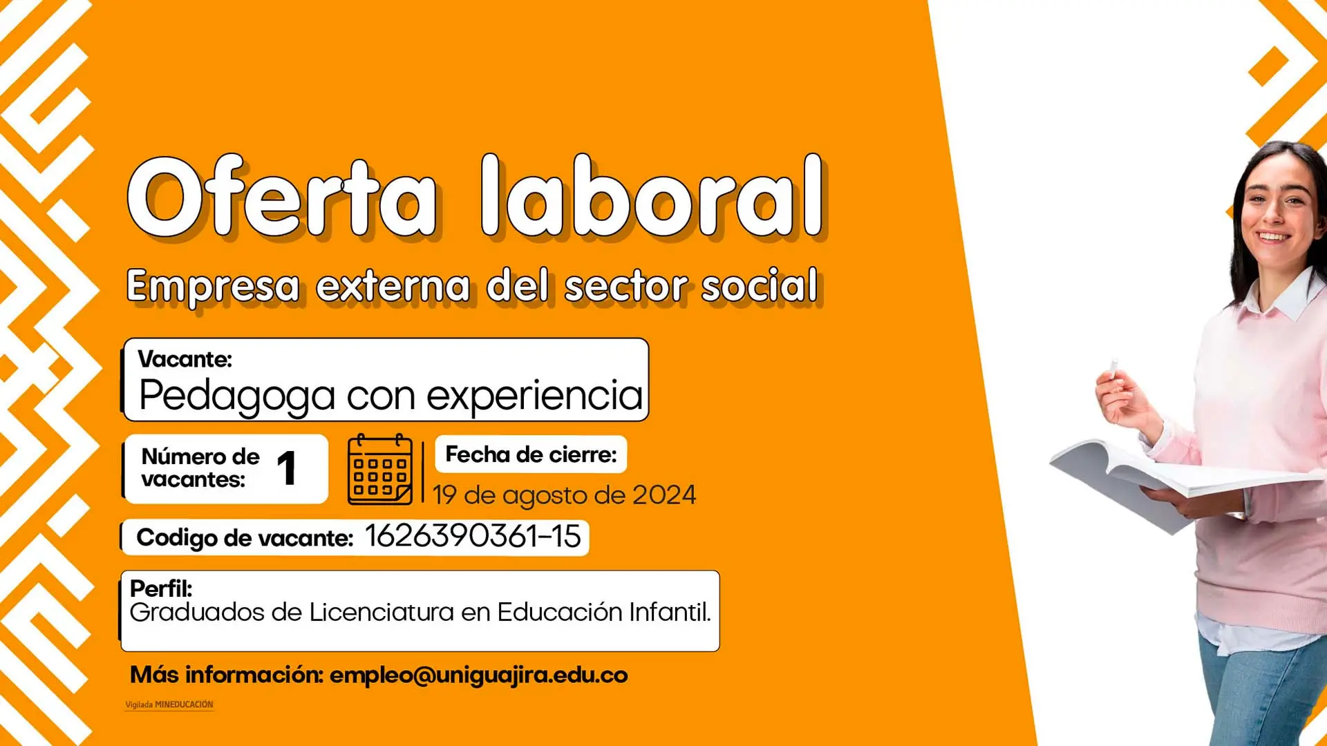 Oferta laboral - Empresa del sector social