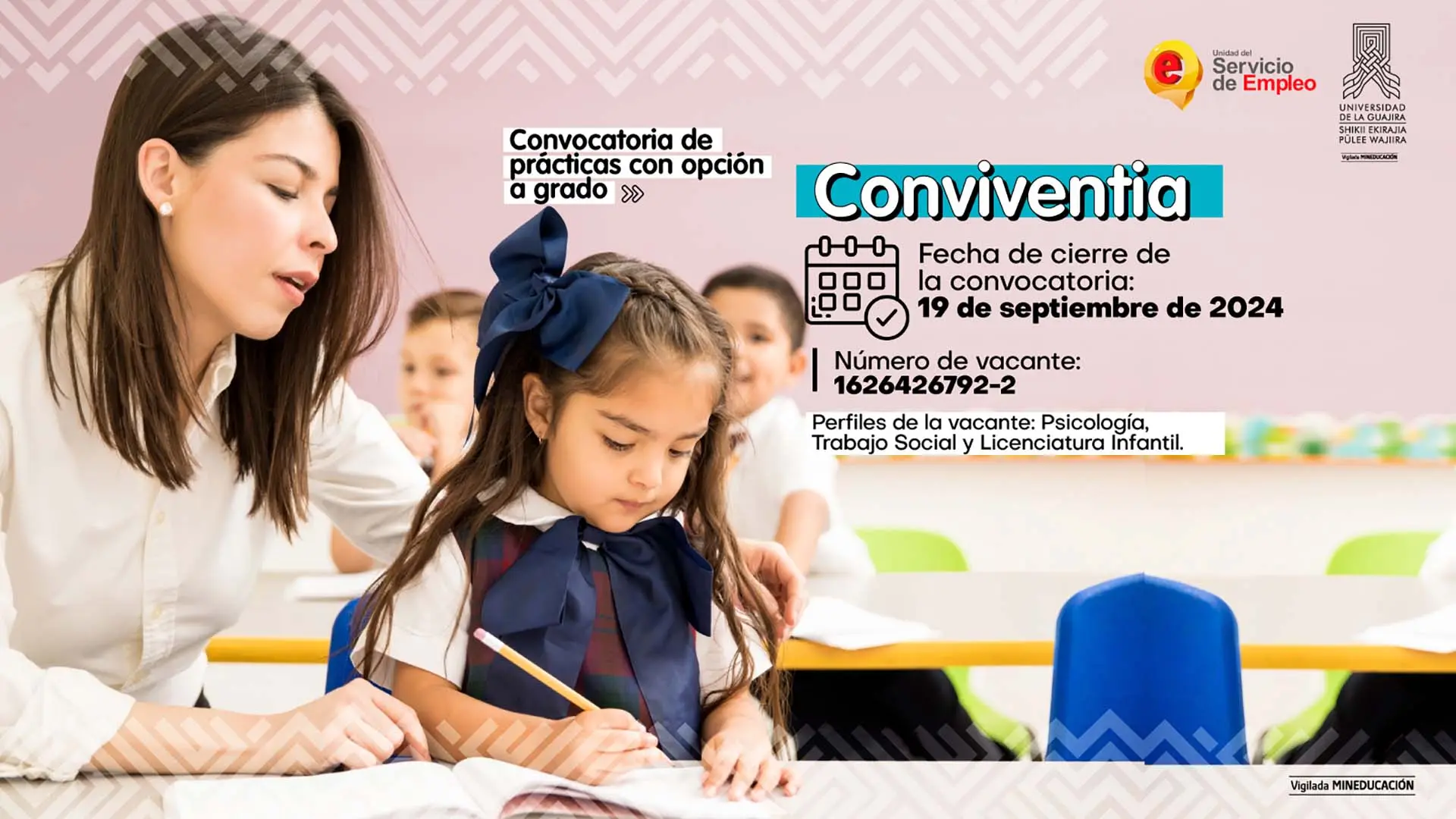 Convocatoria de Prácticas con Opción a Grado - Conviventa