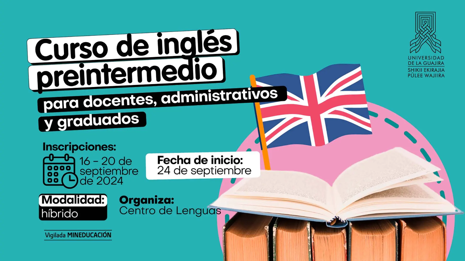 Curso de inglés preintermedio para docentes, administrativos y graduados