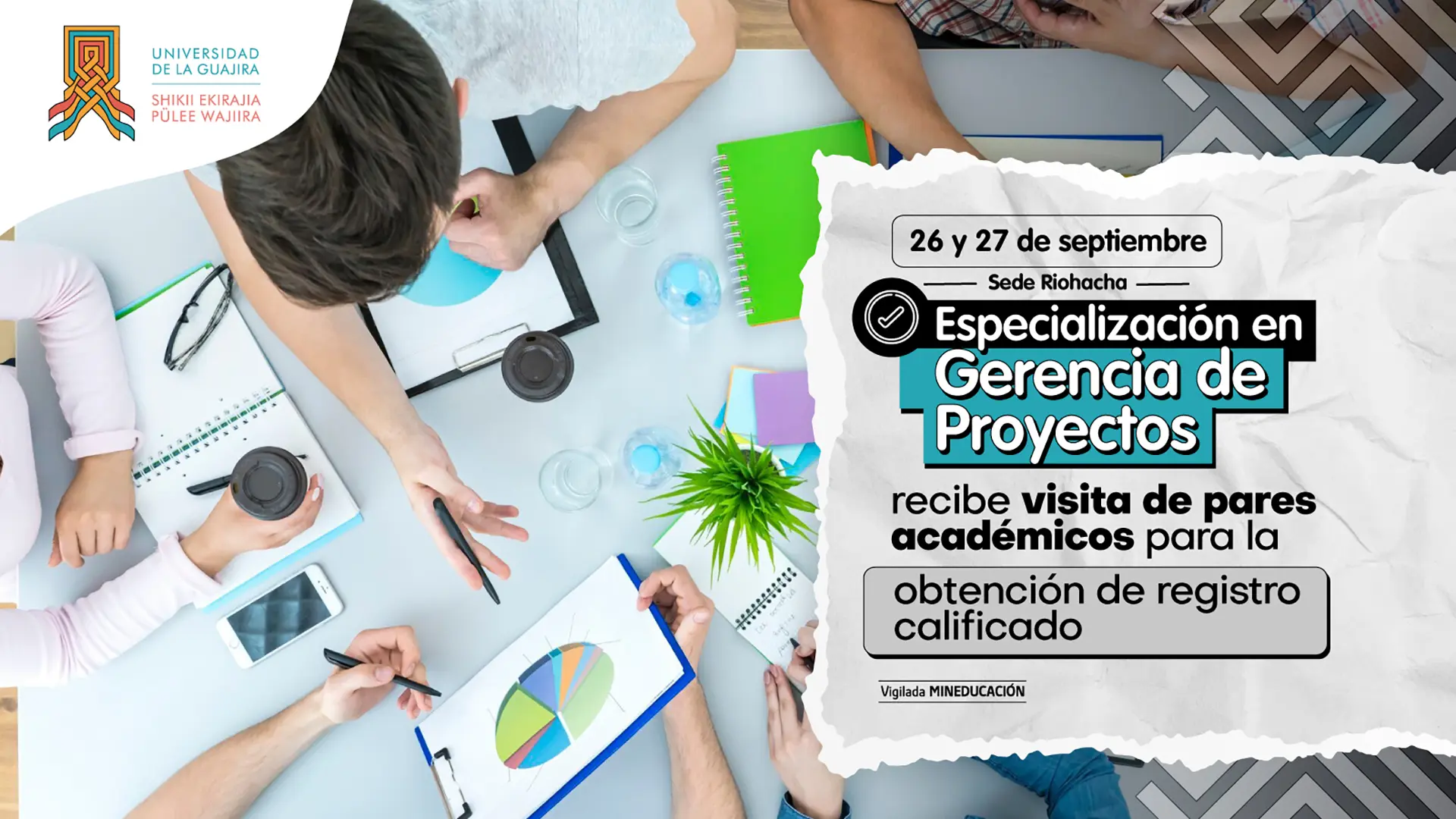 Visita de pares académicos para la obtención de registro calificado de la Especialización en Gerencia de Proyectos