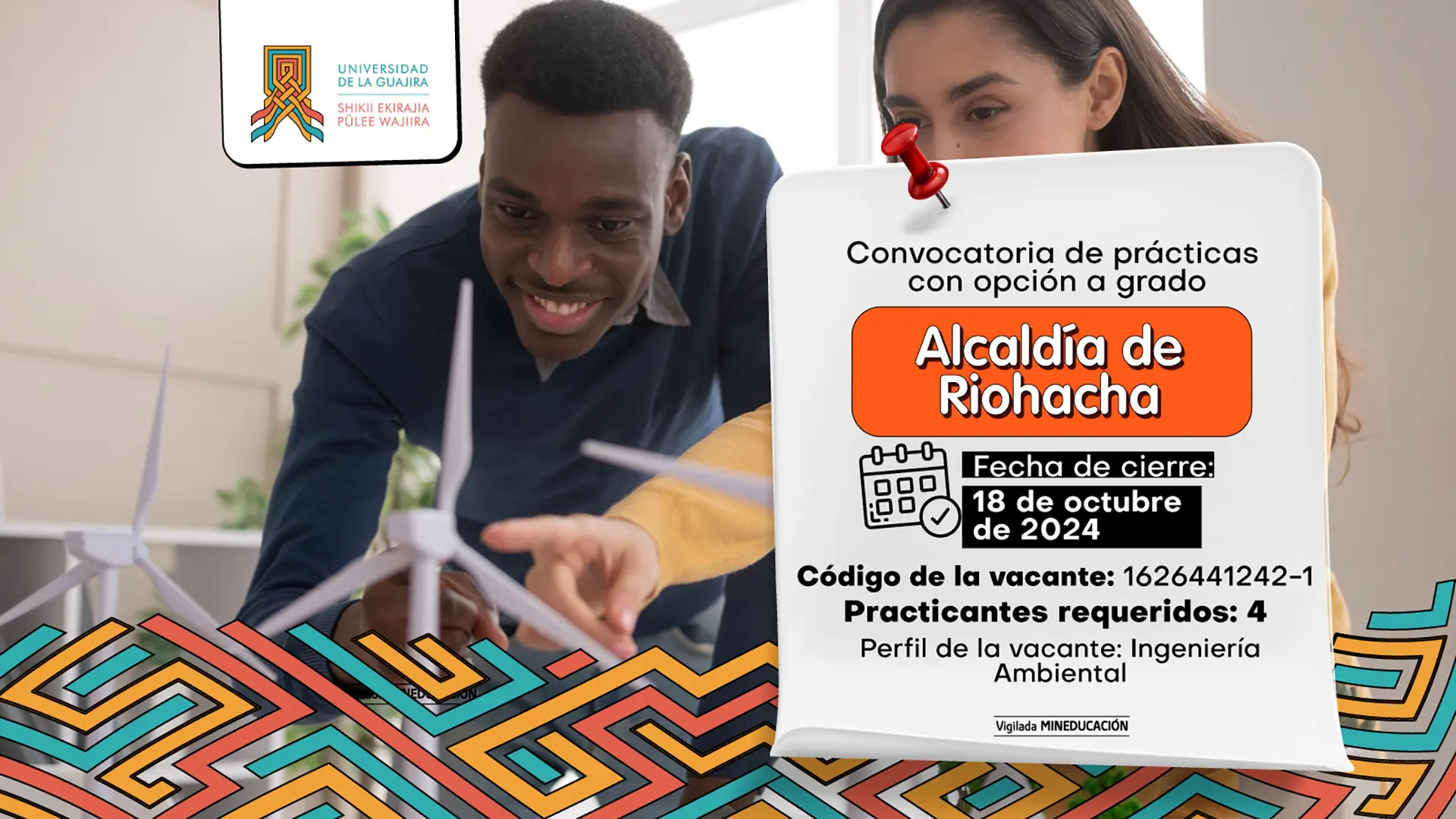Convocatoria de Prácticas con Opción a Grado - Alcaldía de Riohacha