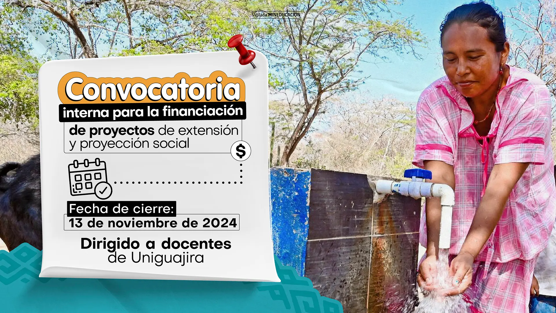 Convocatoria interna para la financiación de proyectos de extensión y proyección social