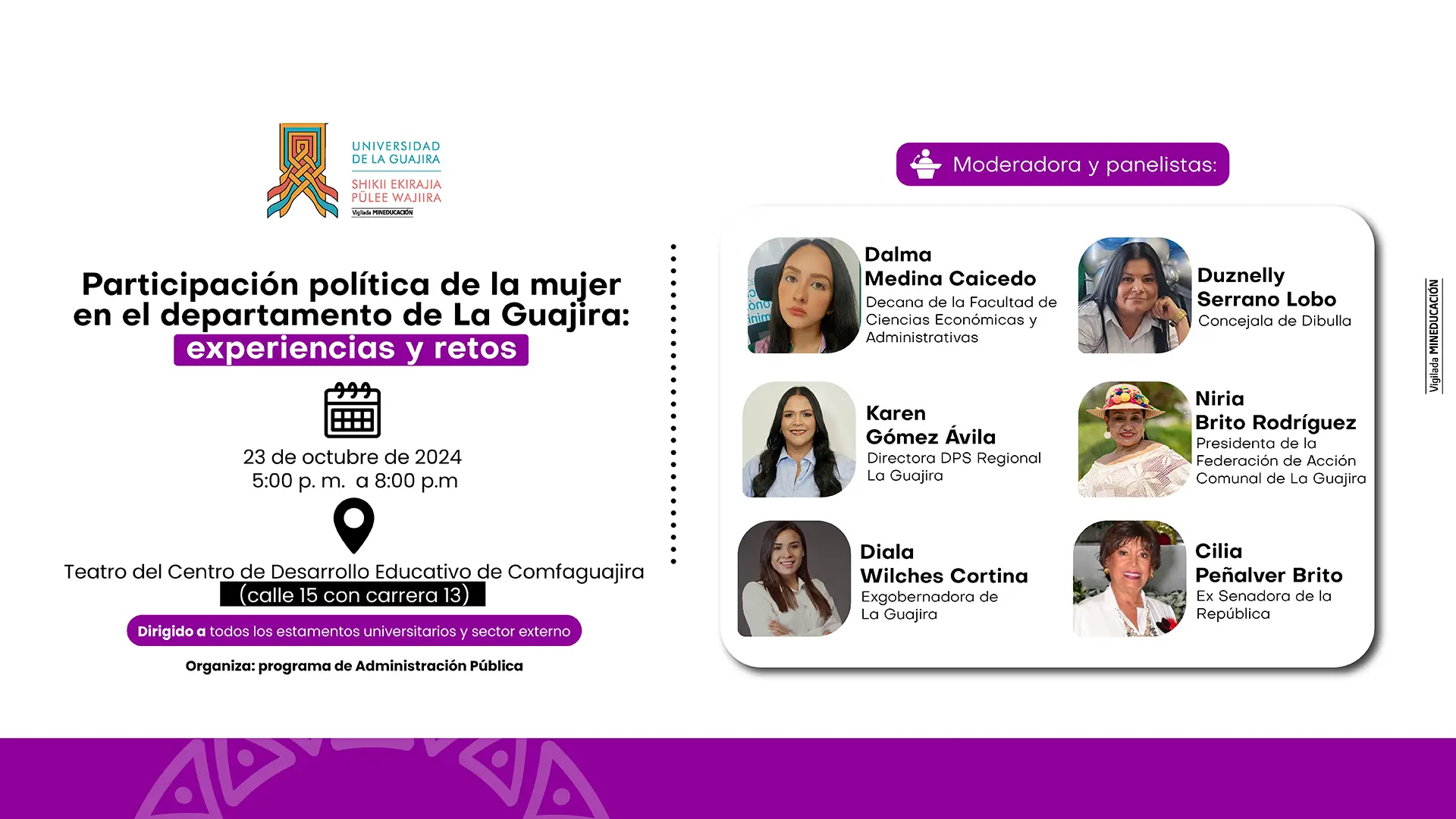 Participación política de la mujer en el departamento de La Guajira: experiencias y retos