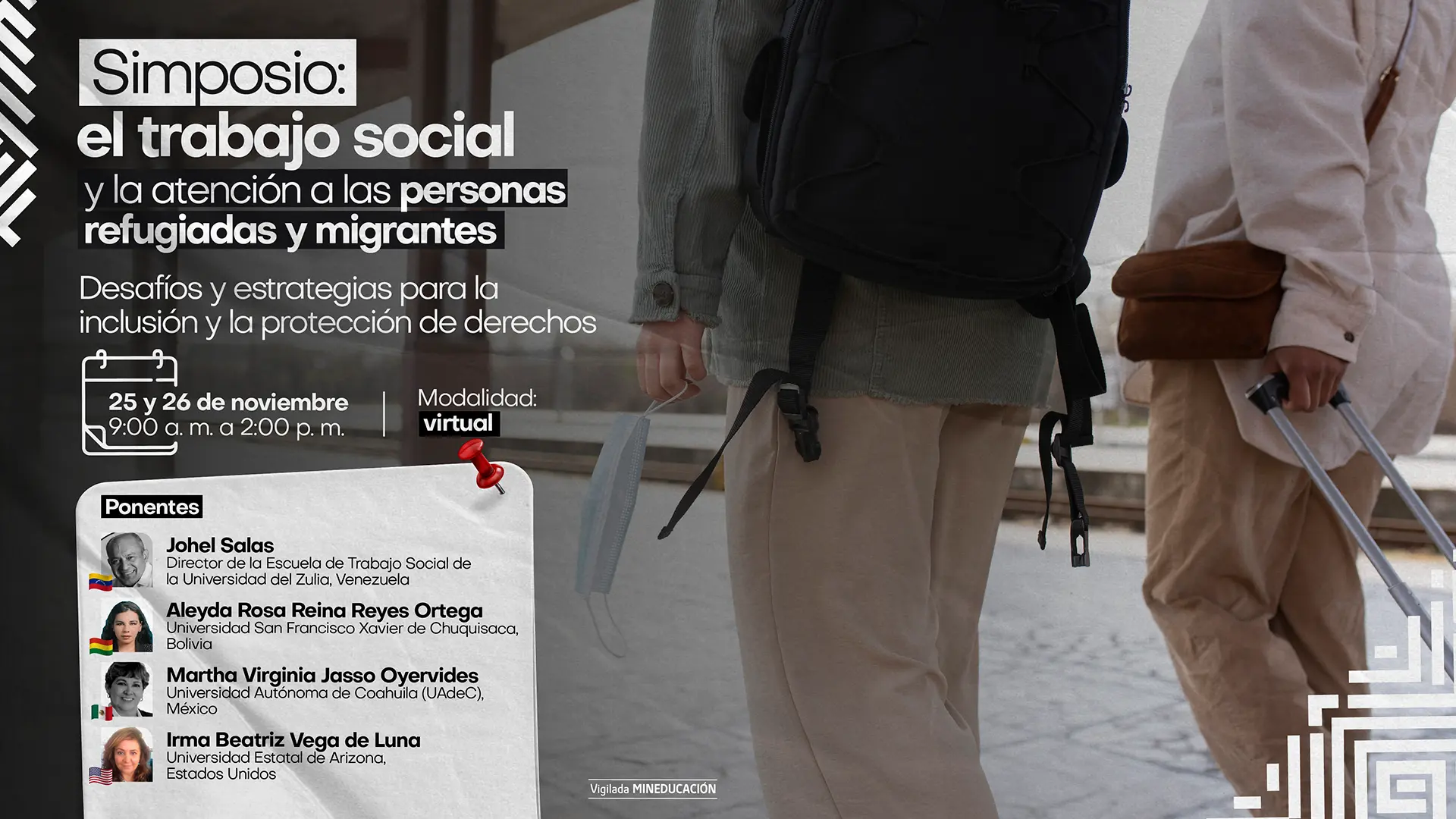 Simposio: el trabajo social y la atención a las personas refugiadas y migrantes: desafíos y estrategias para la inclusión y la protección de derechos