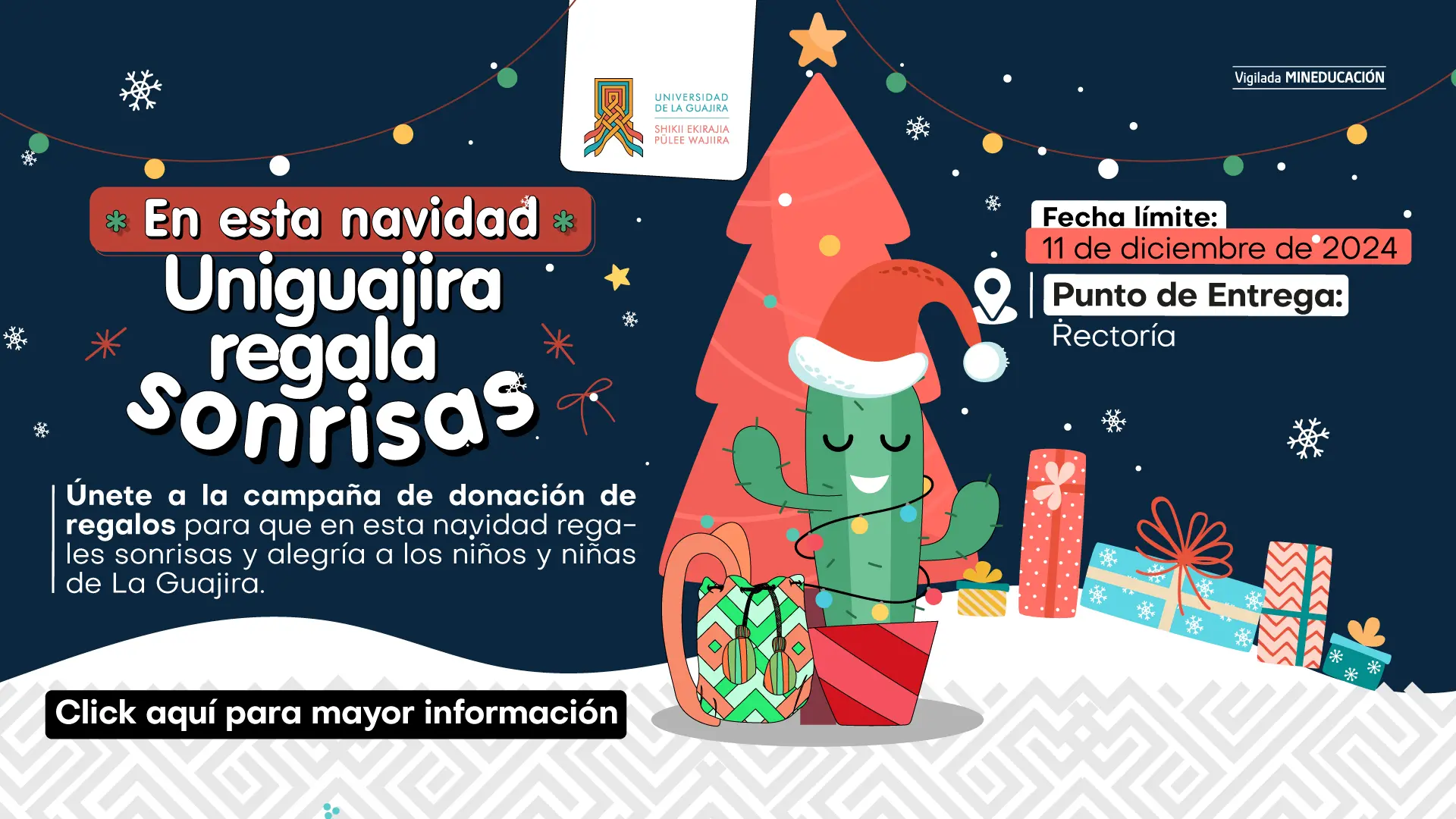 Uniguajira regala sonrisas