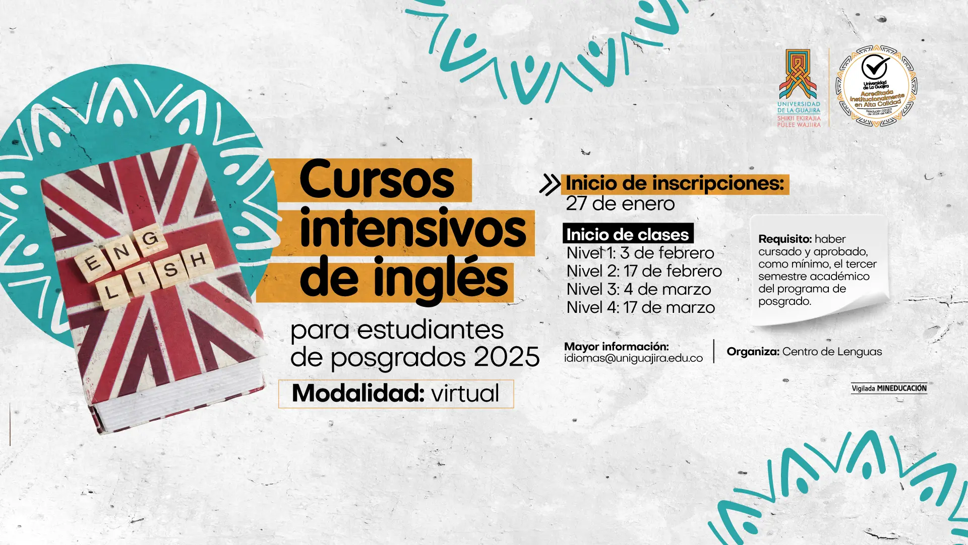 Cursos intensivos para estudiantes de posgrado 2025 -1