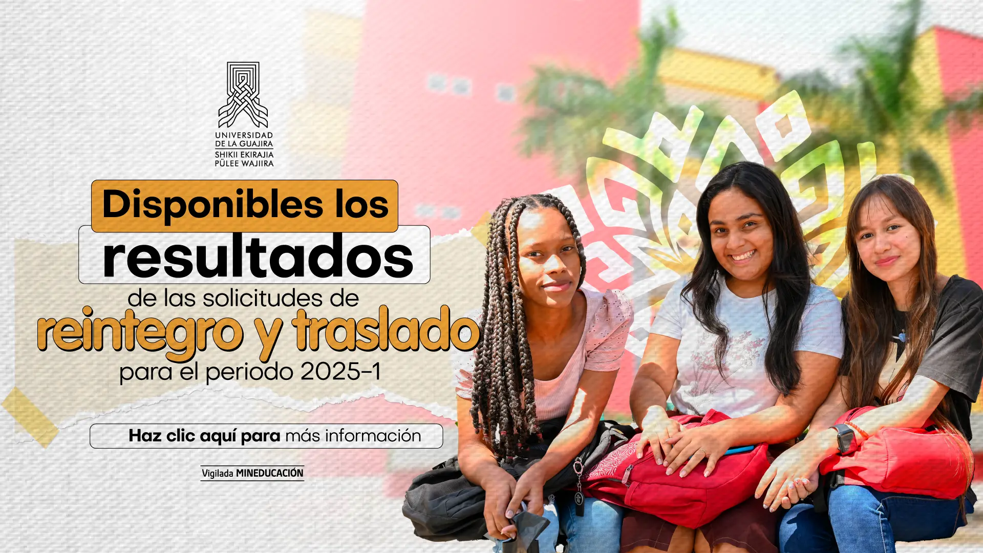 reintegros y traslados para el periodo 2025-1