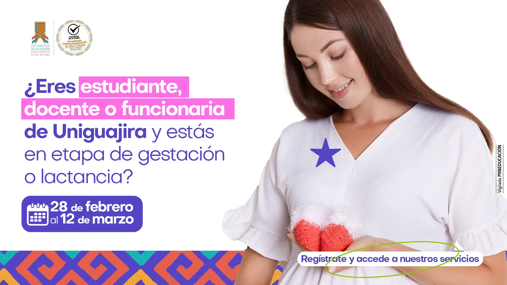 Convocatoria para Gestantes y Lactantes