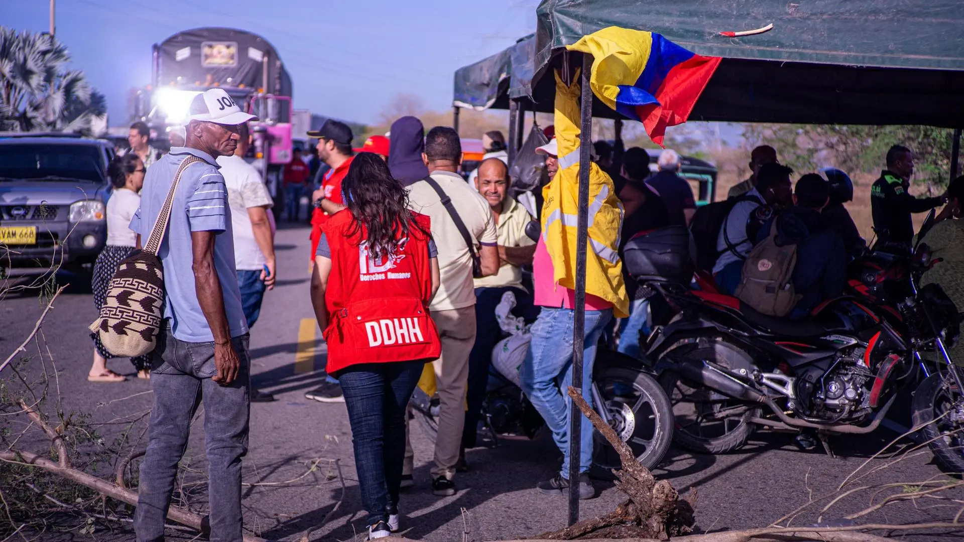 En La Guajira se protestó, pero el Gobierno estaba ocupado en su propia crisis