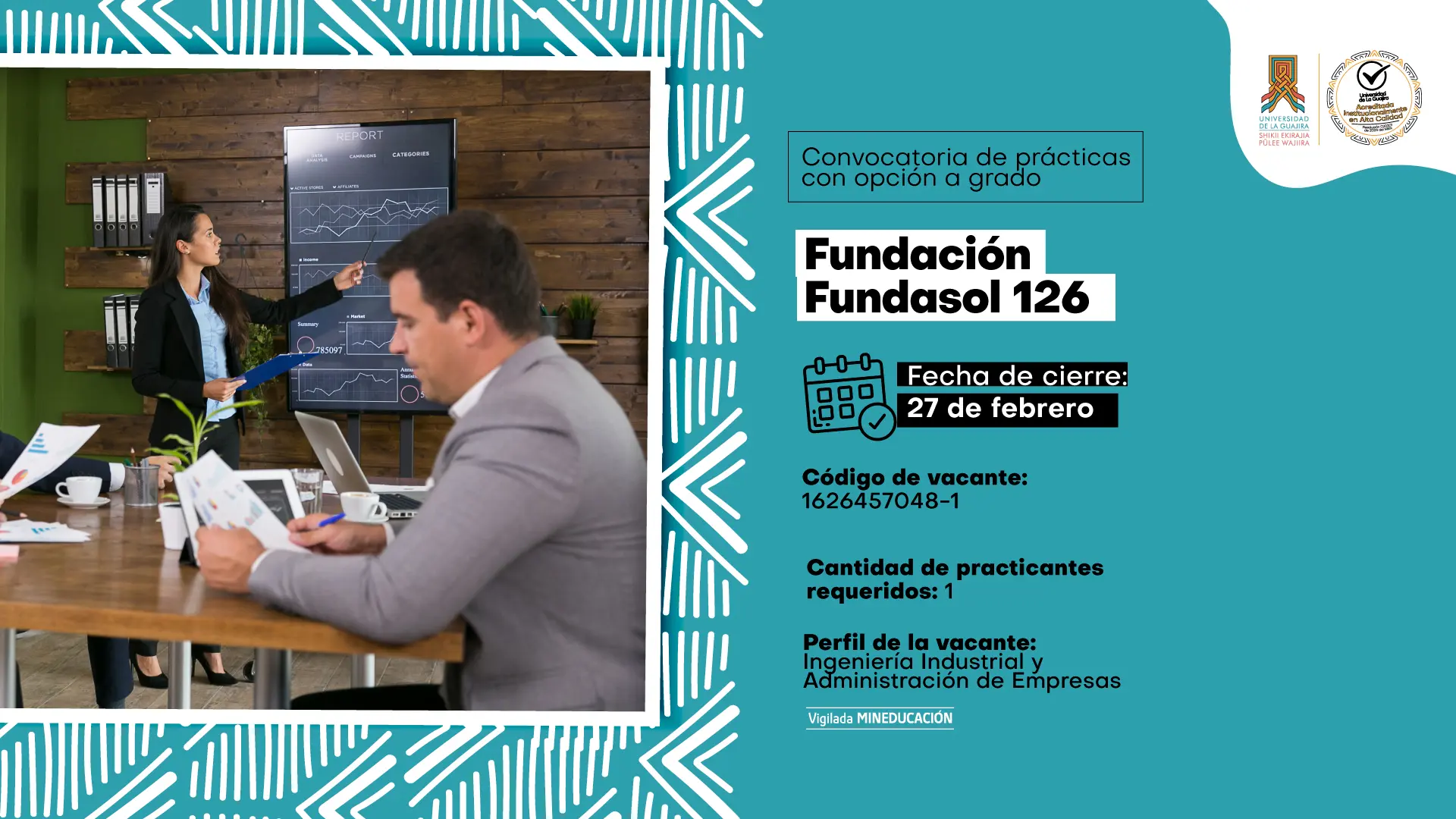 Prácticas Académicas con opción a grado – Fundación Fundasol 126