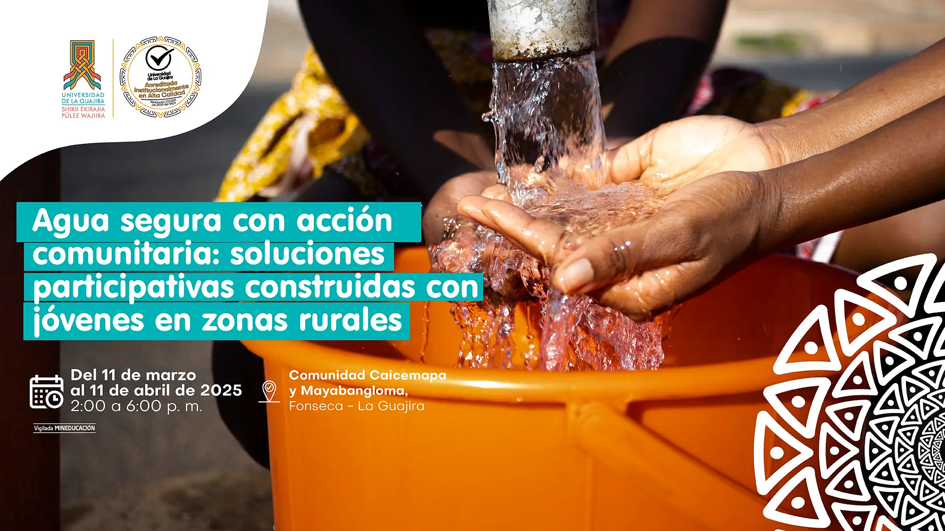 Agua segura con acción comunitaria: soluciones participativas construidas con jóvenes en zonas rurales