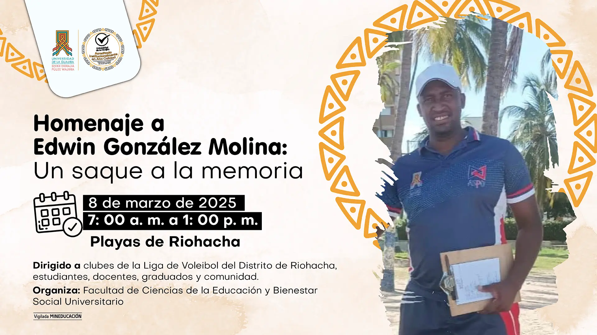 Homenaje a Edwin González Molina: un saque a la memoria
