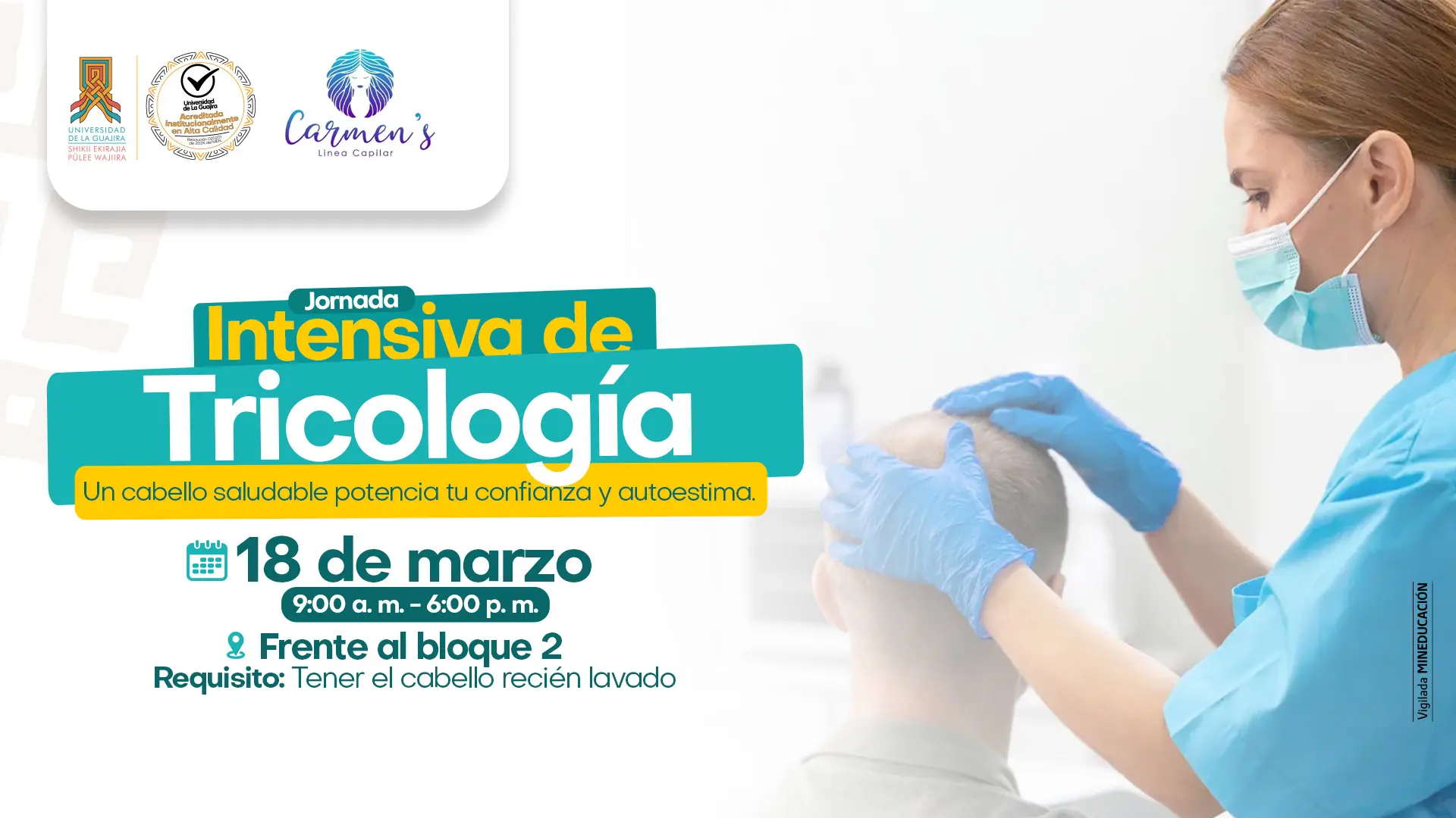 Jornada Intensiva de Tricología: ¡Cuida la salud de tu cuero cabelludo y cabello!