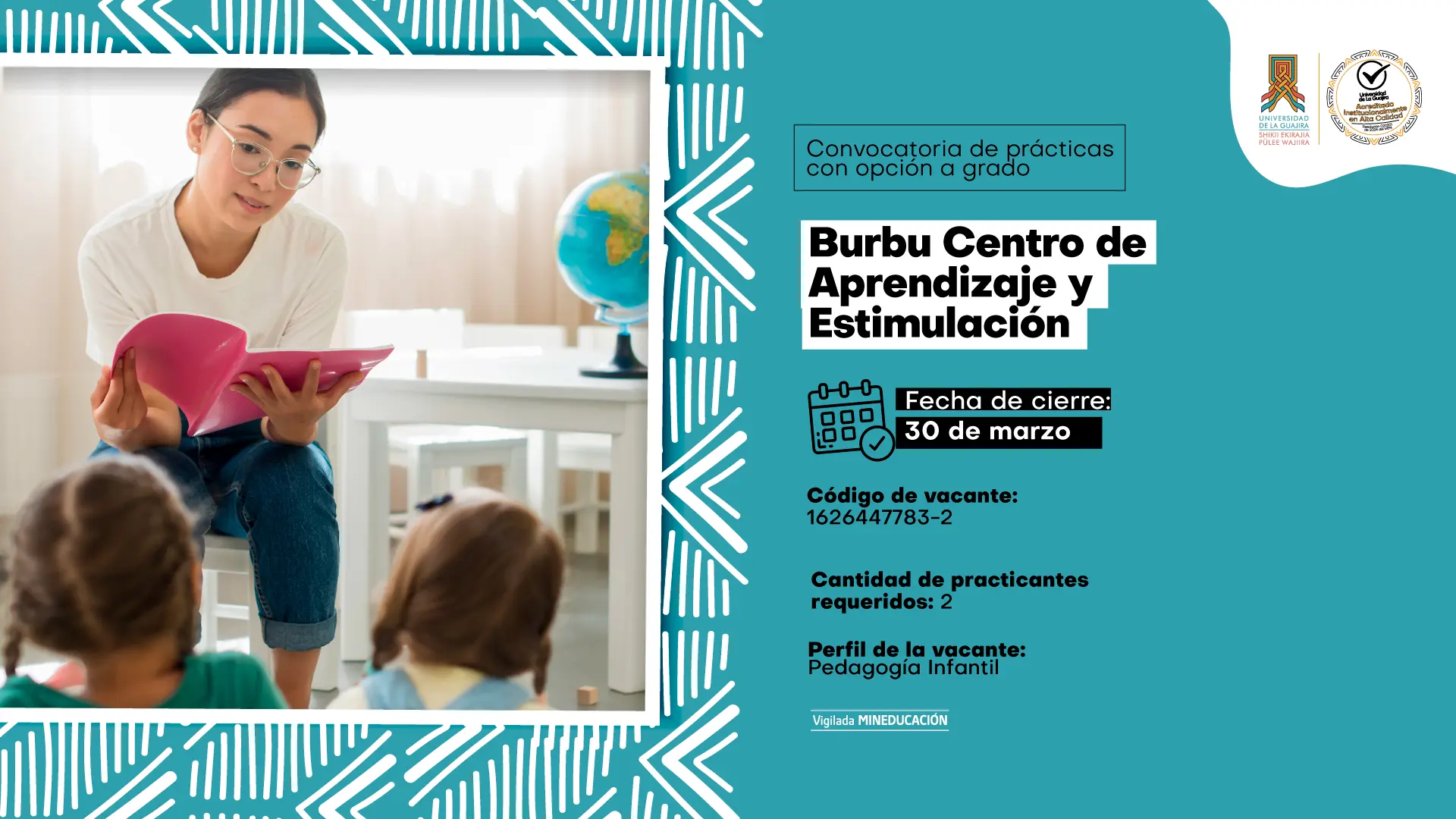 Prácticas Académicas con opción a grado – Burbu Centro de Aprendizaje y Estimulación