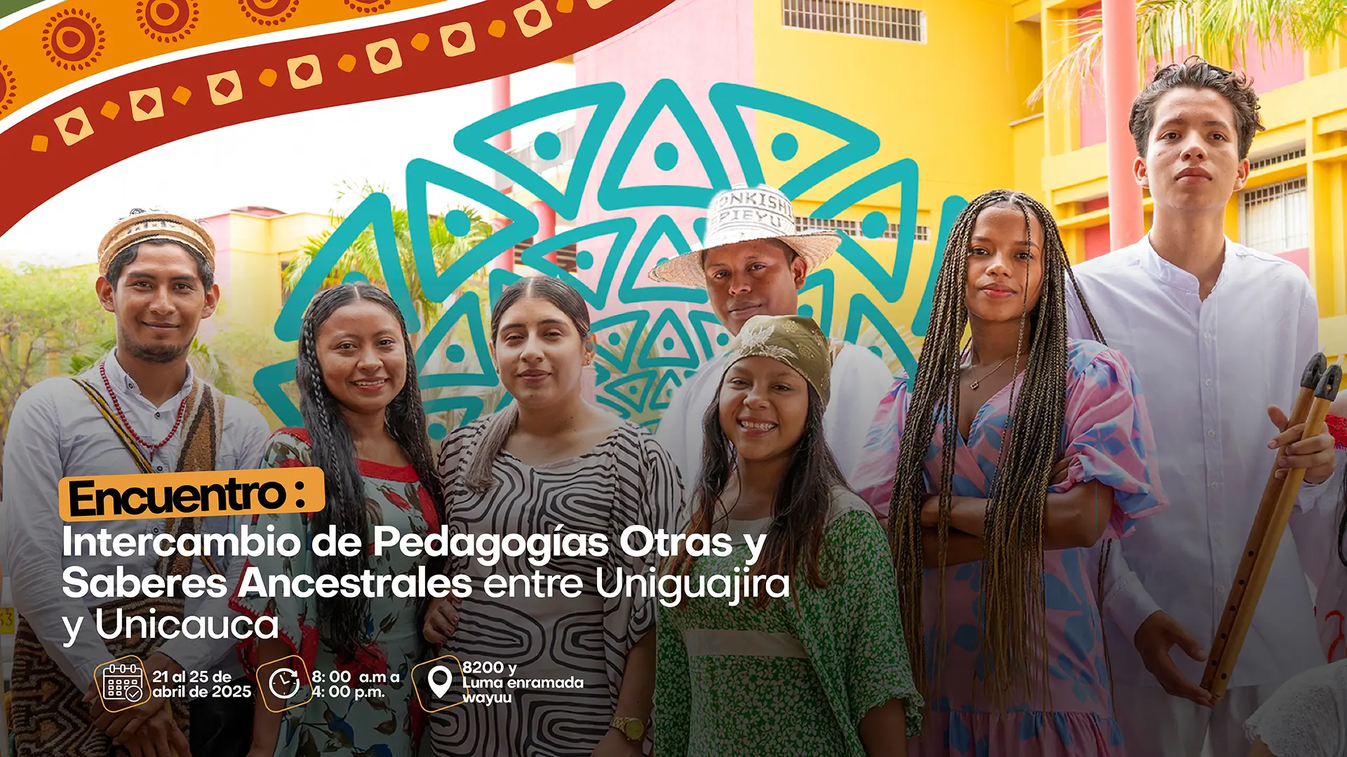 Encuentro: Intercambio de pedagogías otras y saberes ancestrales, aprendizajes, retos y reflexiones desde los diversos contextos de educación propia.