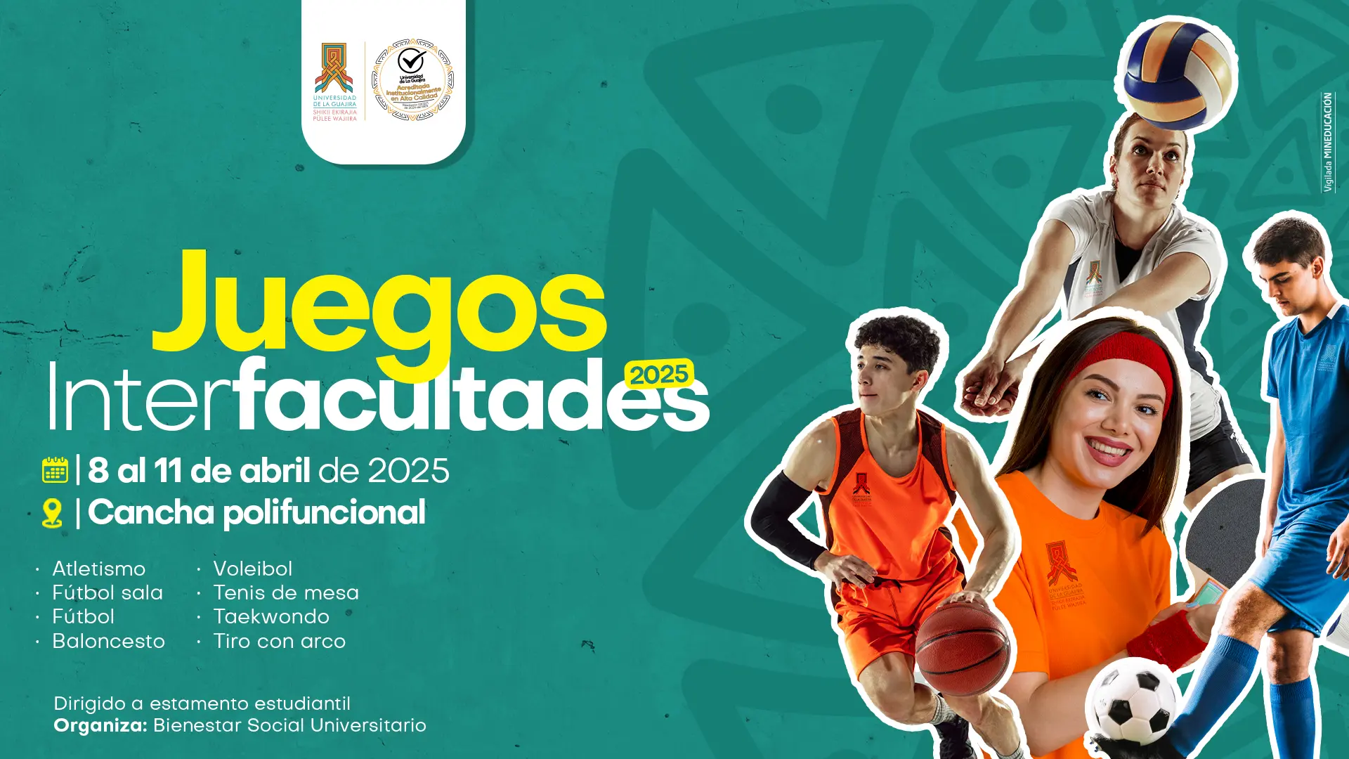 Juegos Interfacultades Uniguajira 2025