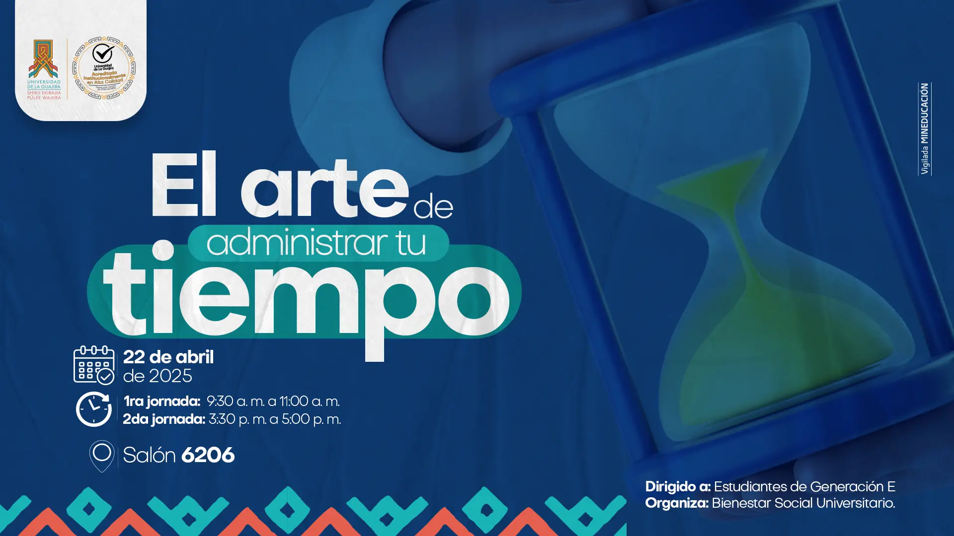 Taller: El arte de administrar tu tiempo