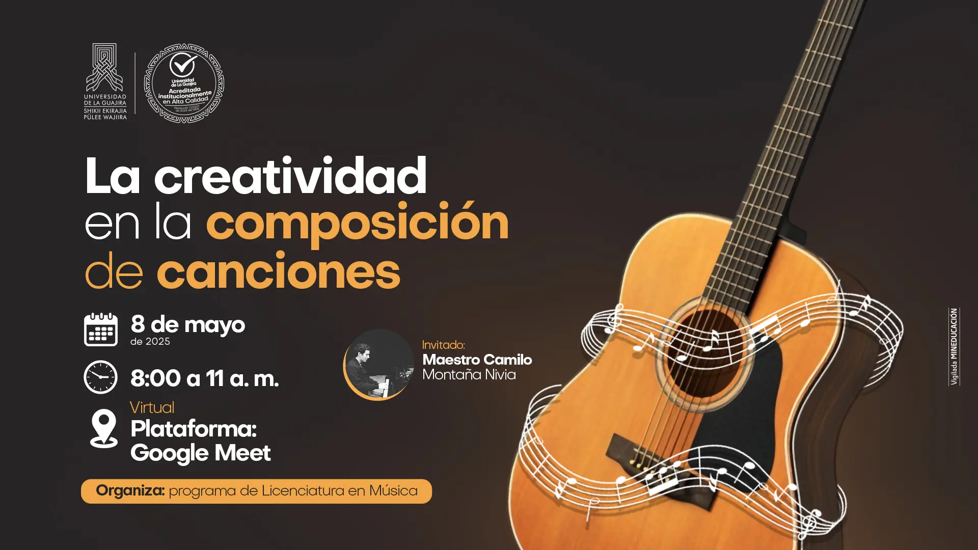 Taller: La creatividad en la composición de canciones