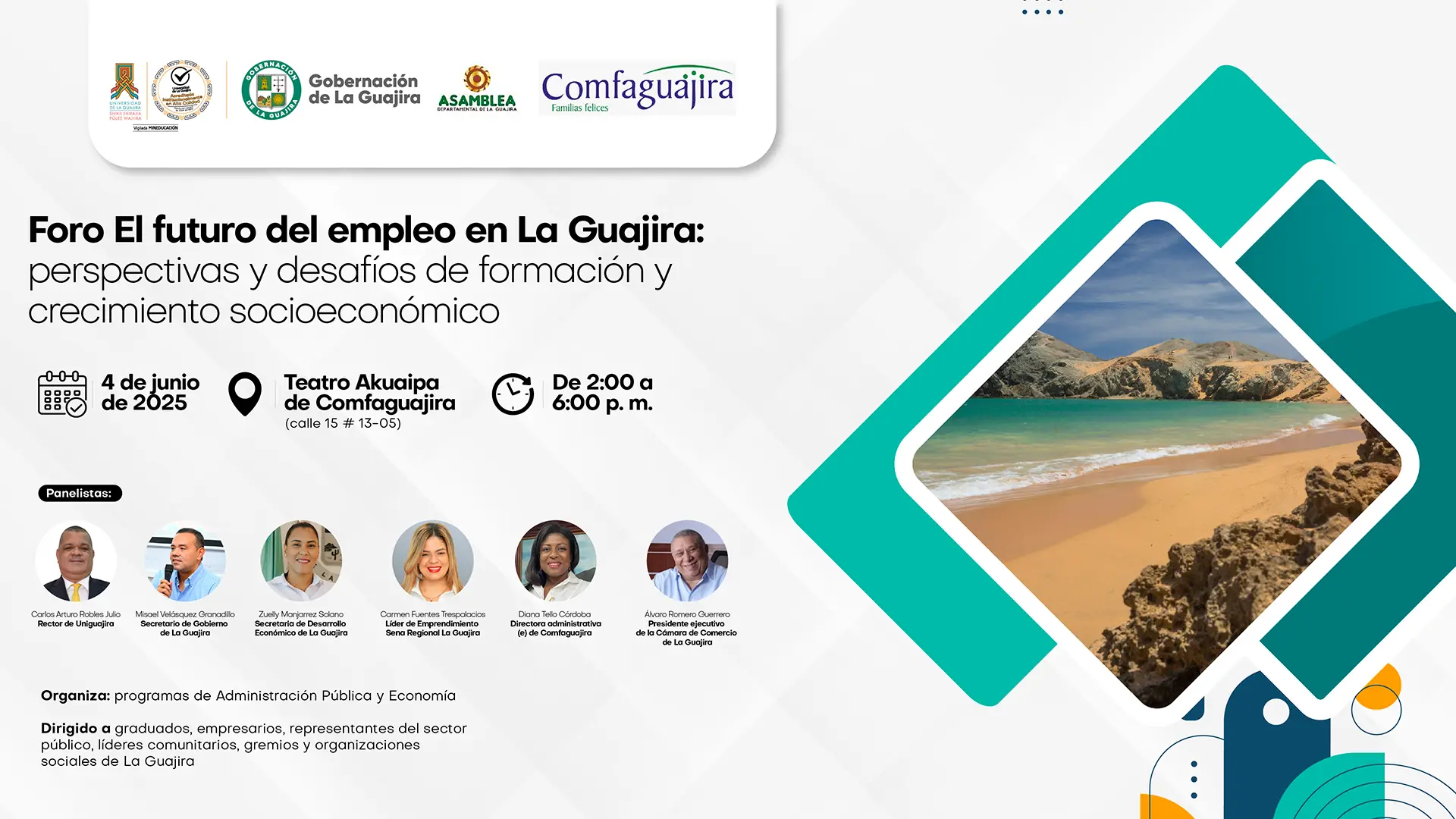 Foro El futuro del empleo en La Guajira, perspectivas y desafíos de formación y crecimiento socioeconómico