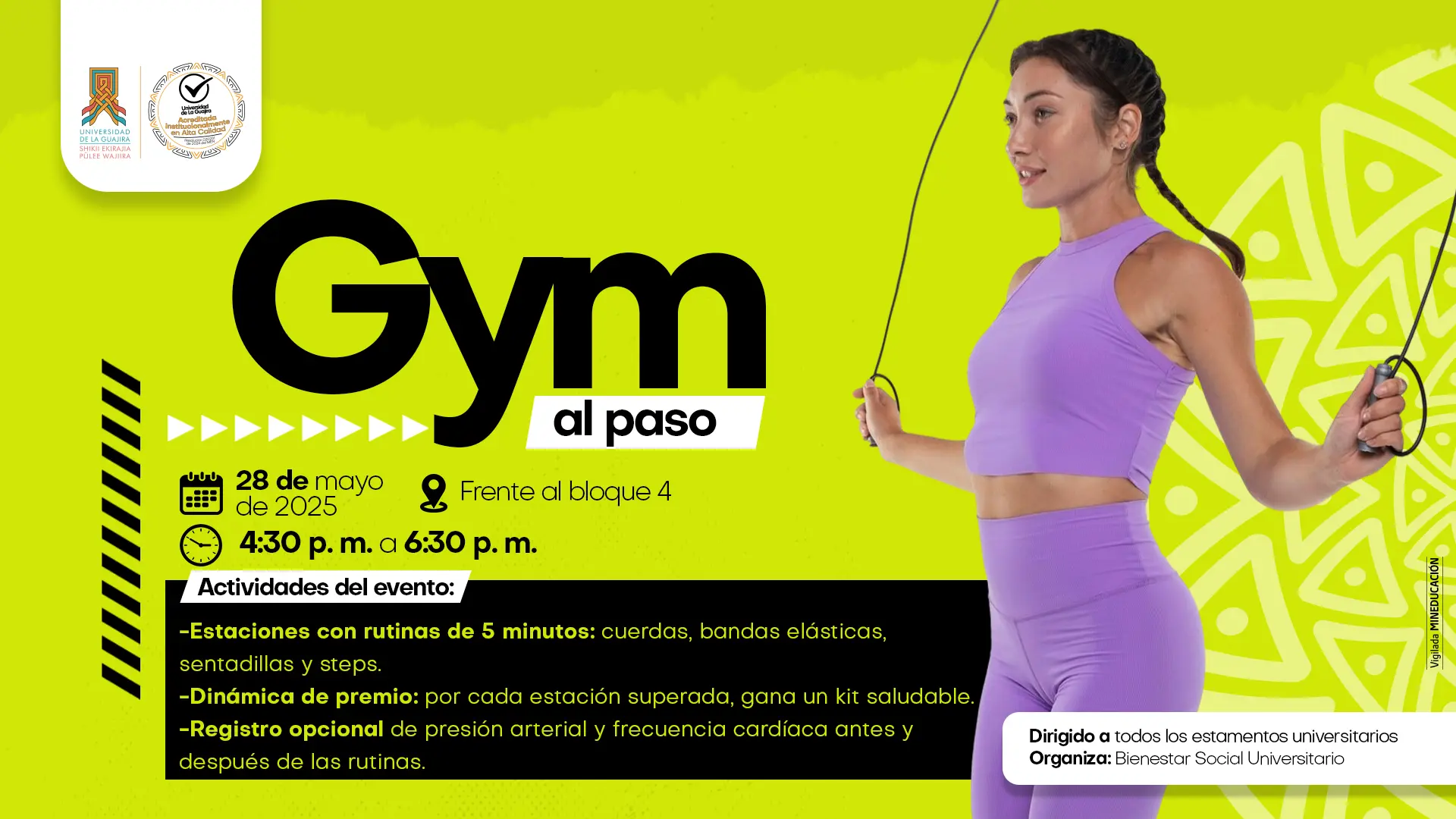 Gym al paso: ejercicio rápido, fácil y sin excusas