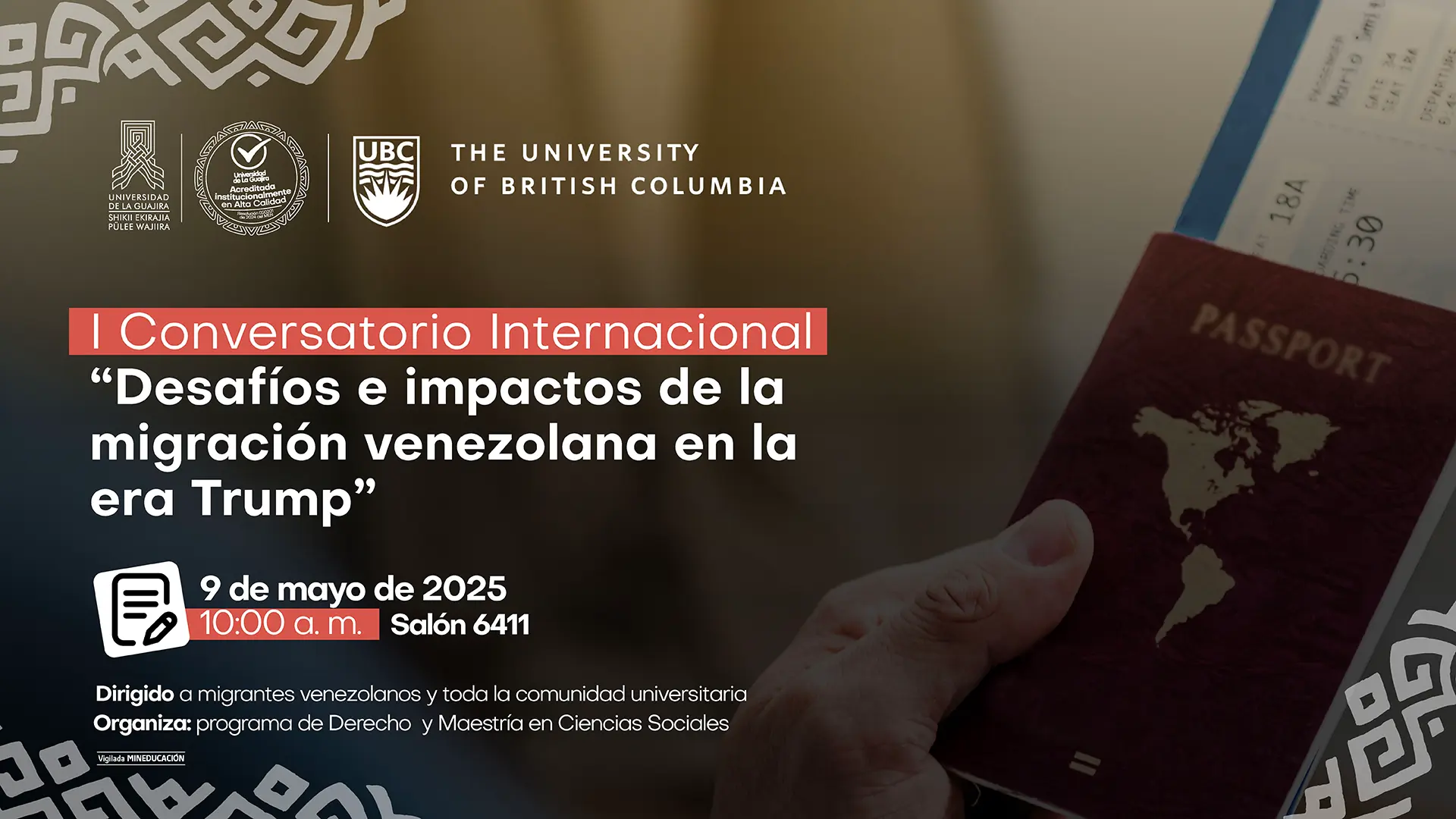 I Conversatorio Internacional “Desafíos e impactos de la migración venezolana en la era Trump”