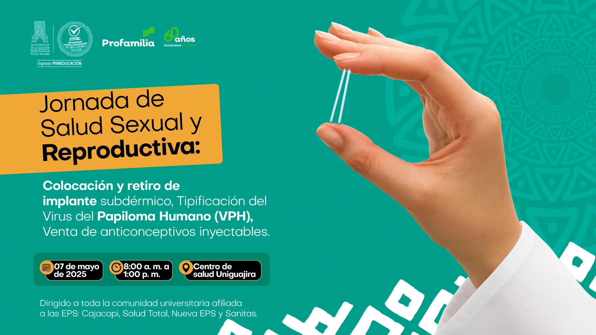 Jornada de Salud Sexual y Reproductiva: