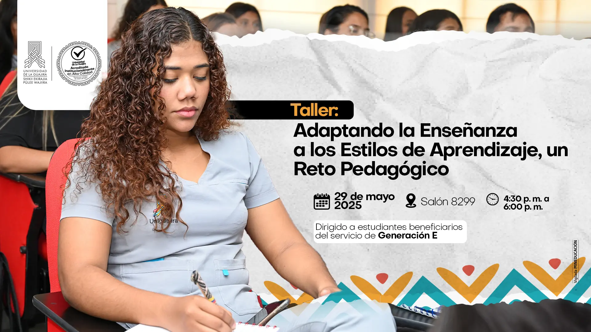 Taller: “Adaptando la Enseñanza a los Estilos de Aprendizaje, un Reto Pedagógico”,