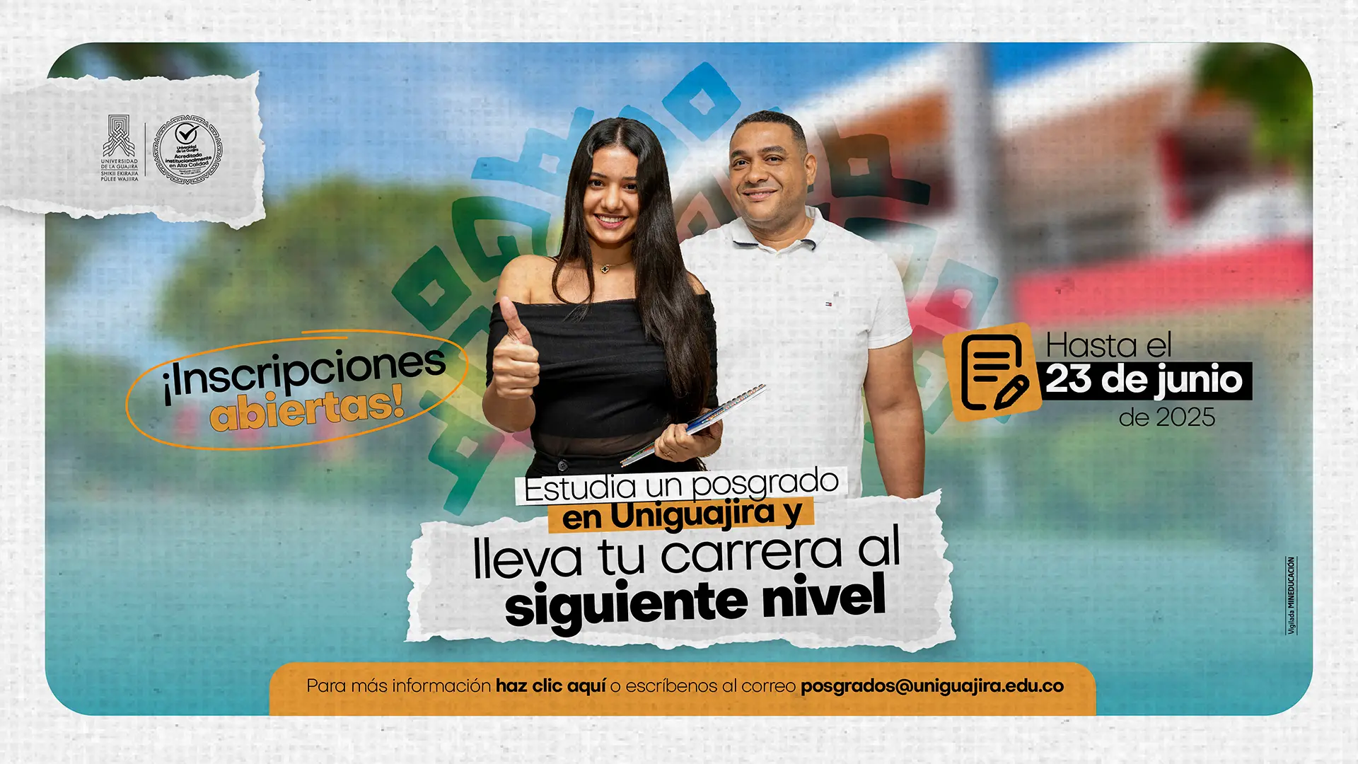 Disponible el listado de inscritos a los programas de posgrado 2025-2