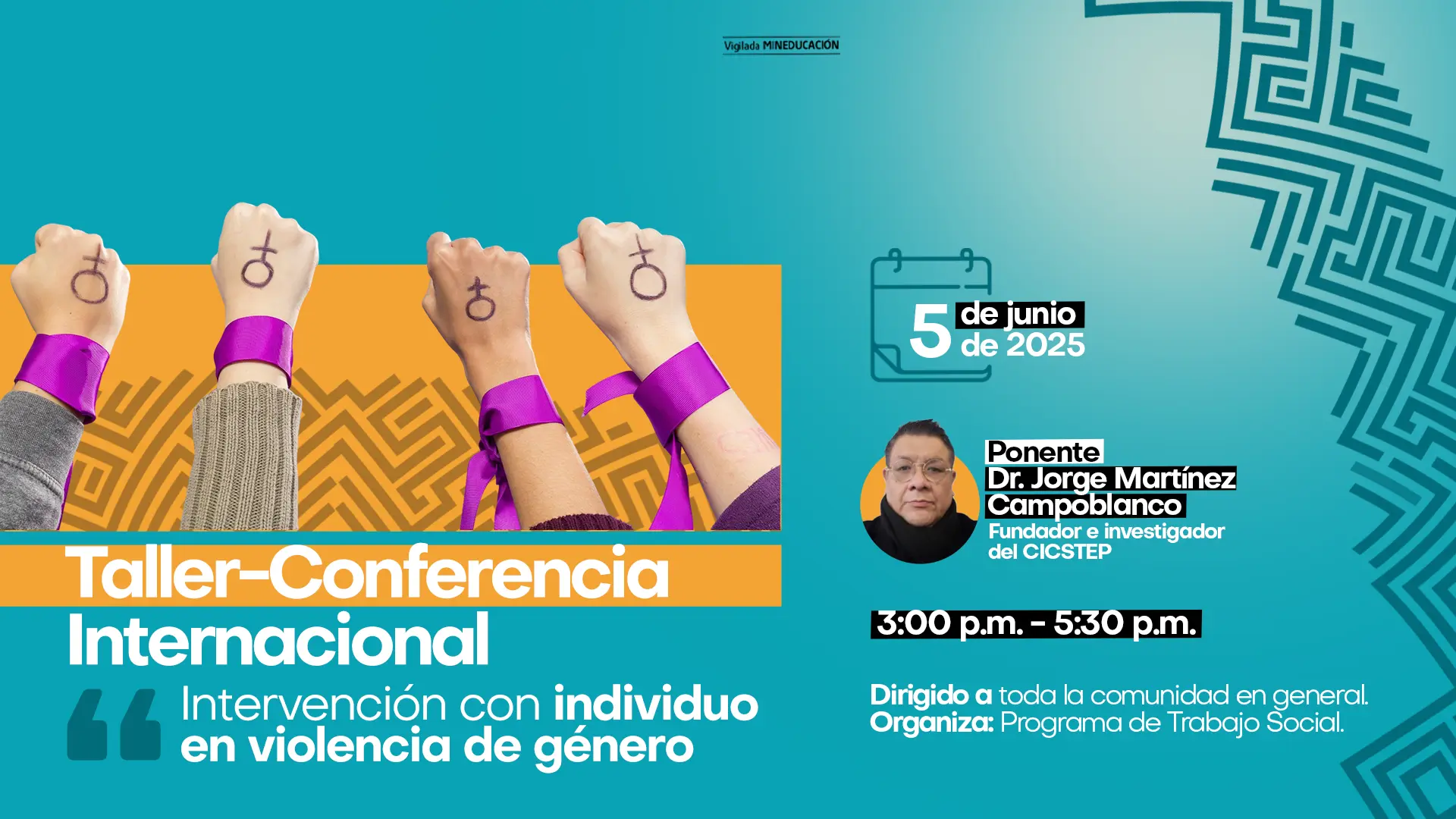 Taller-Conferencia Internacional “Intervención con individuo en violencia de género”